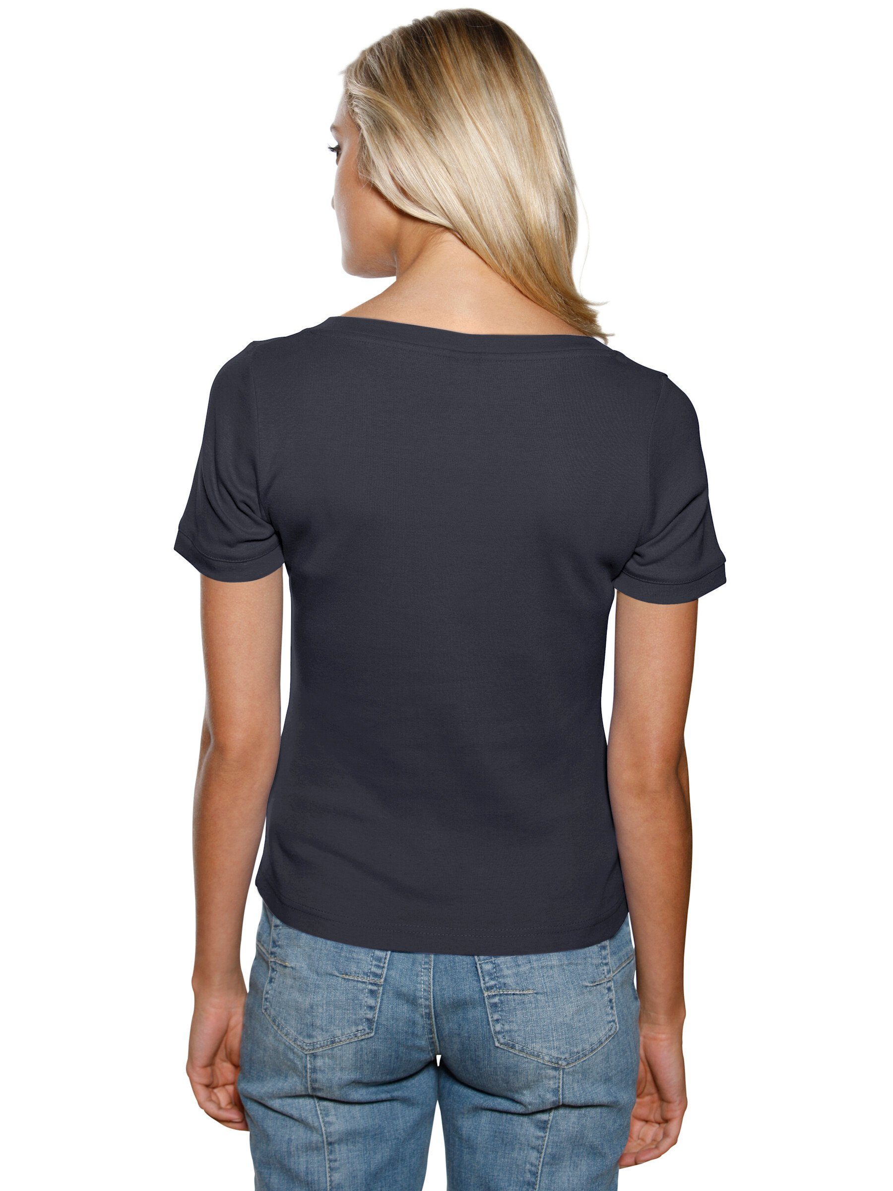 heine T-Shirt Carré-Shirt Kurzarm