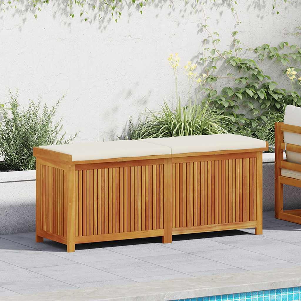 vidaXL Gartenbox Outdoor-Kissenbox 150x50x60,5 cm Massivholz