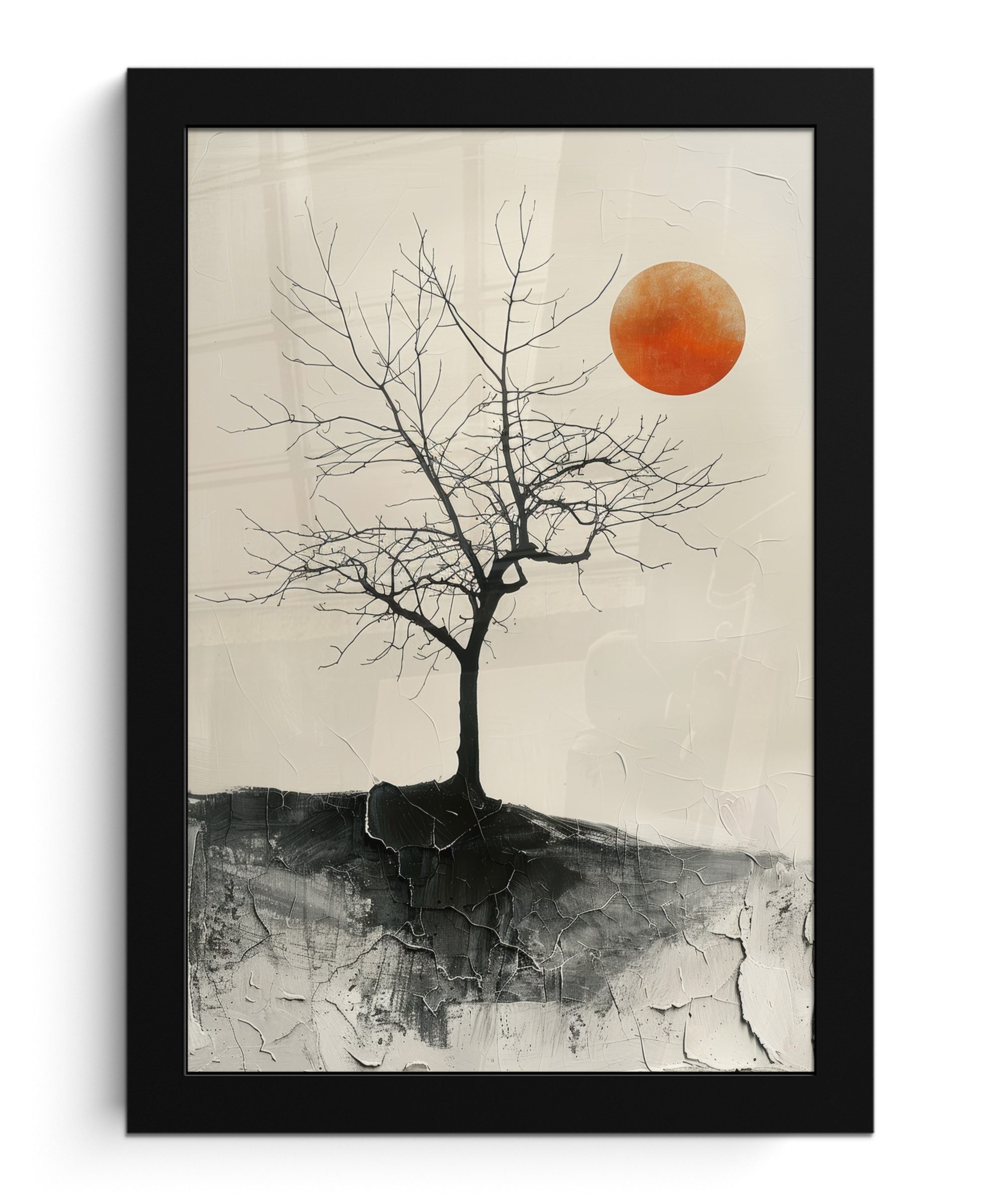 Poster Baum - Sonne - Modern - Landschaft