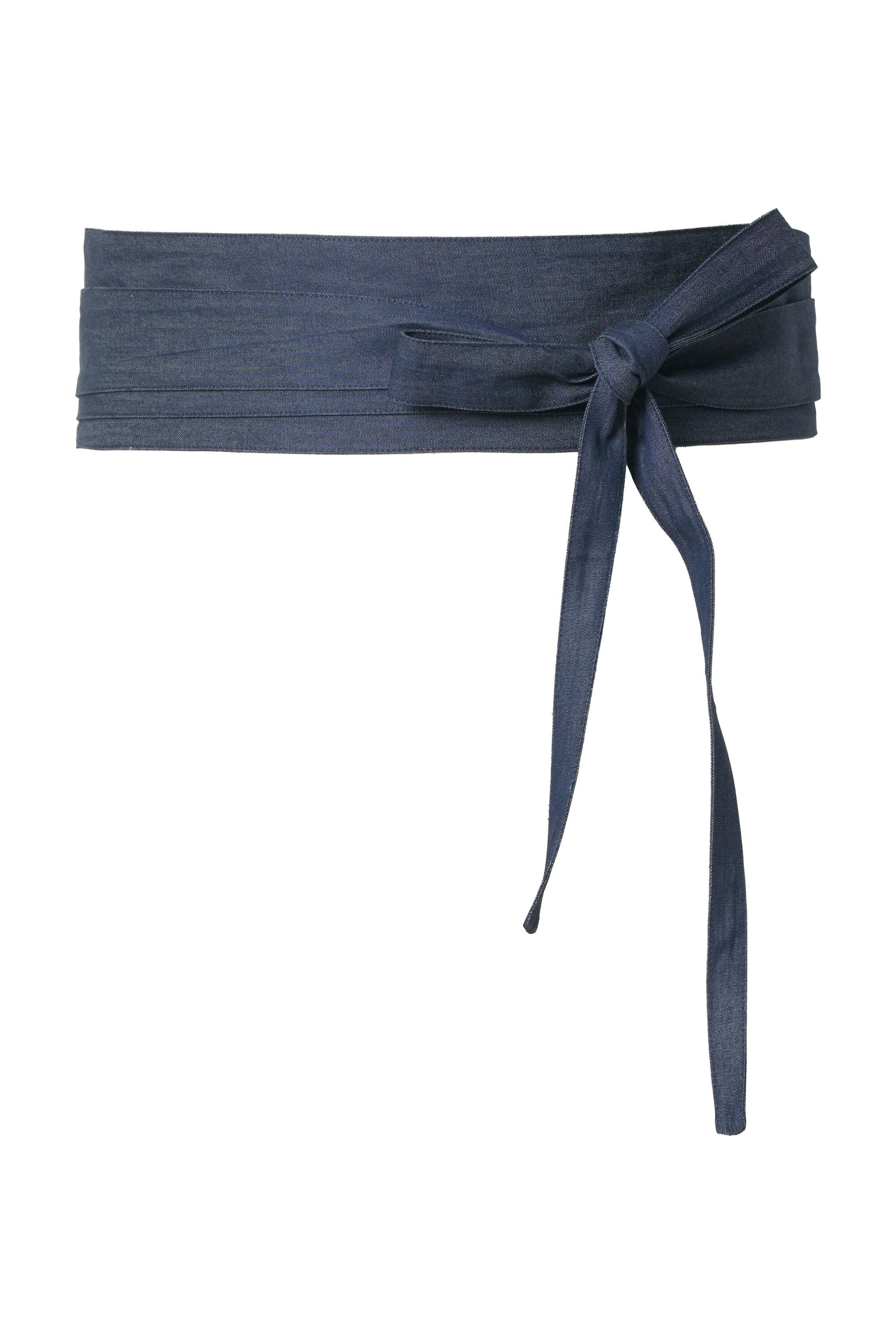 Ulla Popken Hüftgürtel Bindegürtel Jeansoptik Einheitsgröße