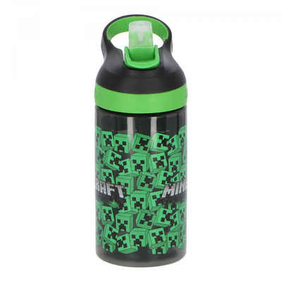 Tinisu Trinkflasche Minecraft Trinkflasche 450 ml Kunststoff Flasche