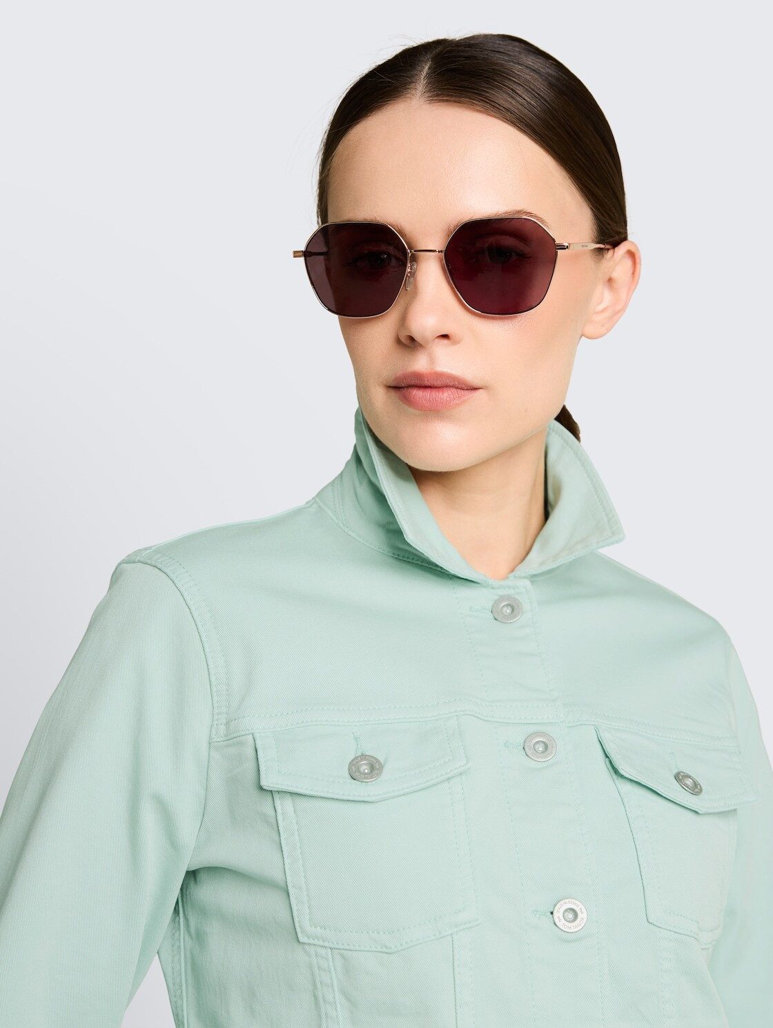 TOM TAILOR Sonnenbrille Eyewear (im Einserpack) Hexagon Sonnenbrille