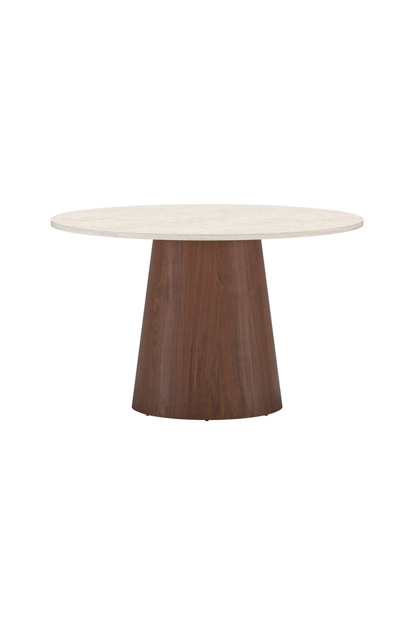 Venture Home Esstisch Lanzo, runde Esstafel für den täglichen Einsatz, Küchentisch, rund, skandinavisch, stabil (120 cm)