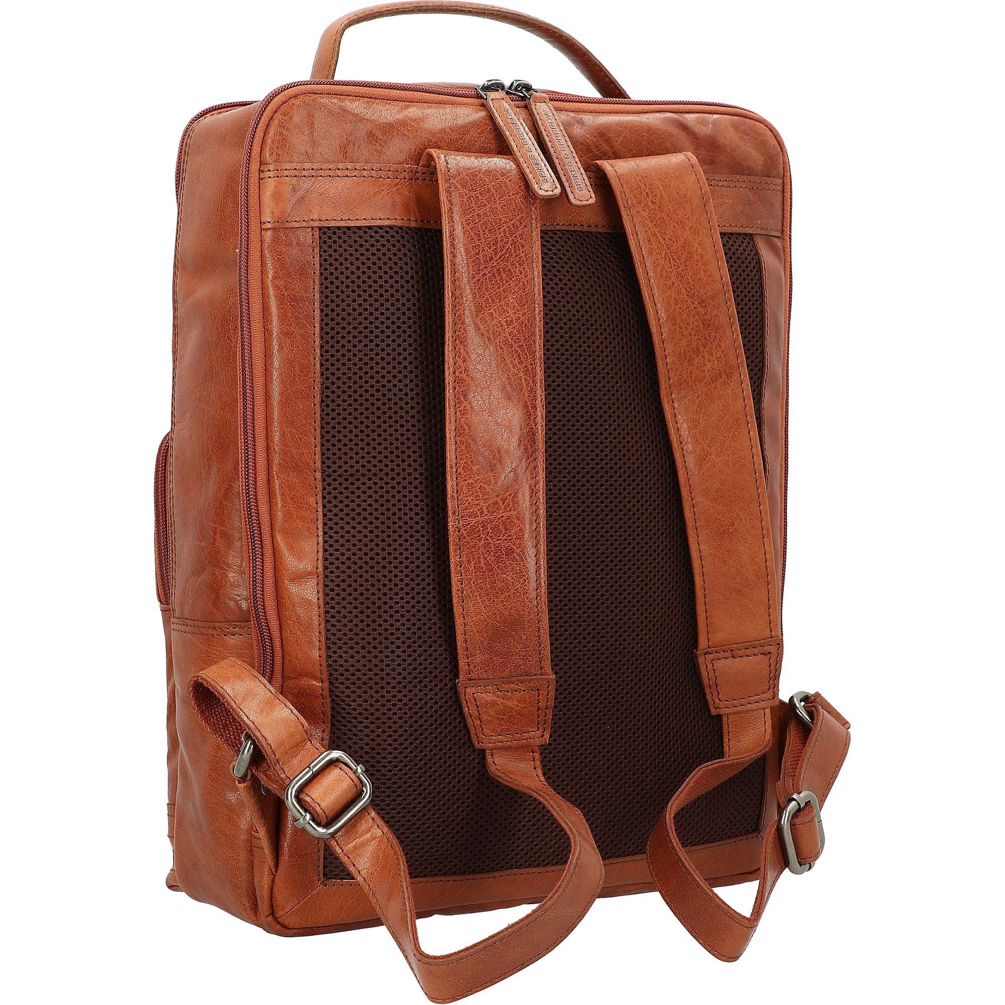 Spikes & Sparrow Laptoprucksack, Leder