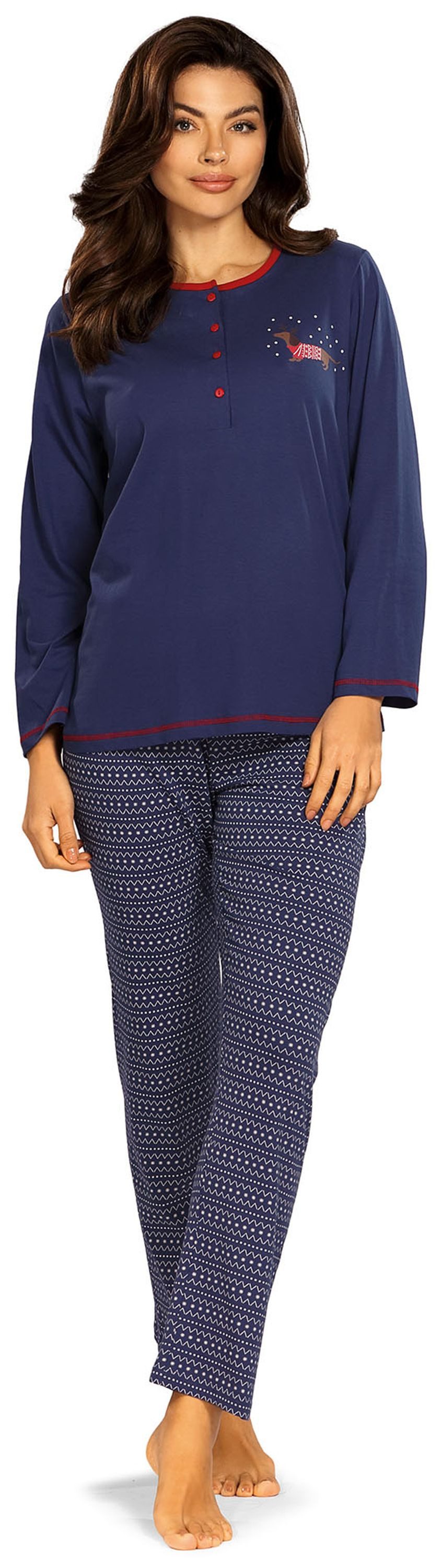 comtessa Schlafanzug Cosy Winter (Set, 2 tlg., 2-teilig) Damen Pyjama lang günstig online kaufen