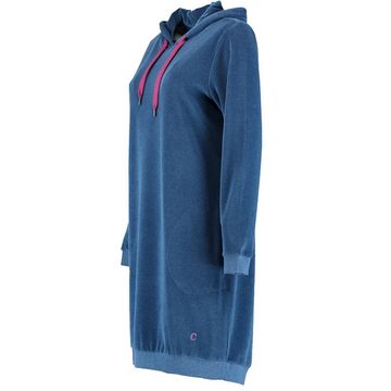 Cawö Home Damenbademantel Active Hoodie 820 Kapuze Velours, Kapuze, 60% Polyester, 40% Baumwolle