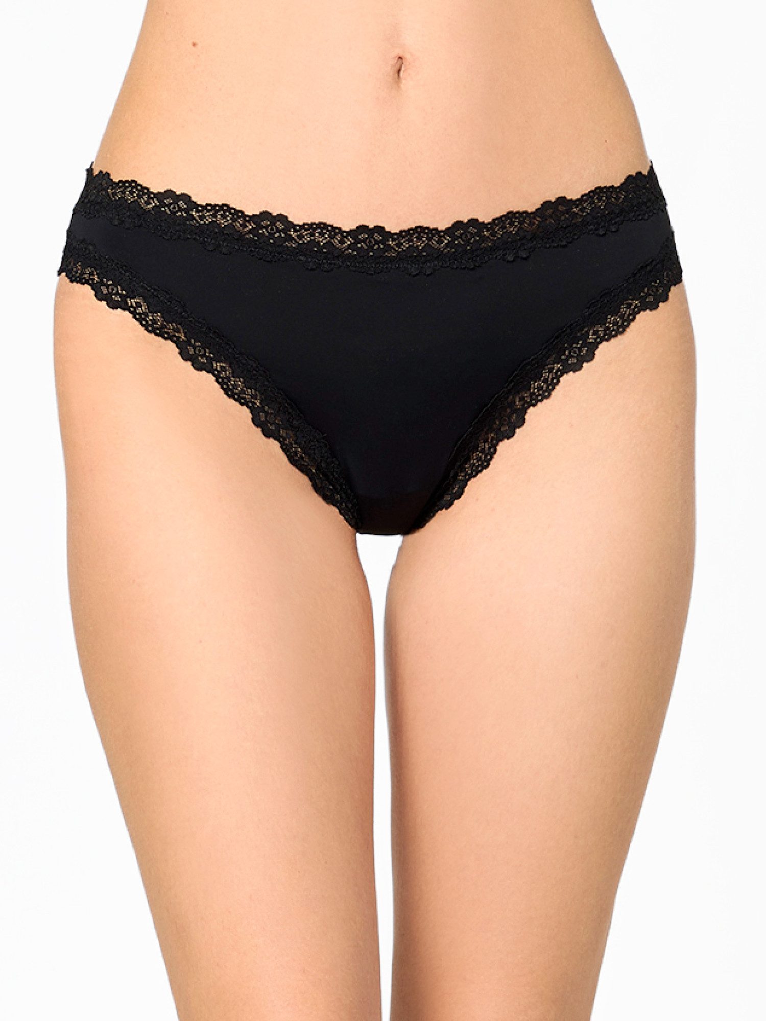 Nur Die Brasilslip Invisible Seamless Lace (2-St) Brasilian Slip, Brasil Slip, Midislip