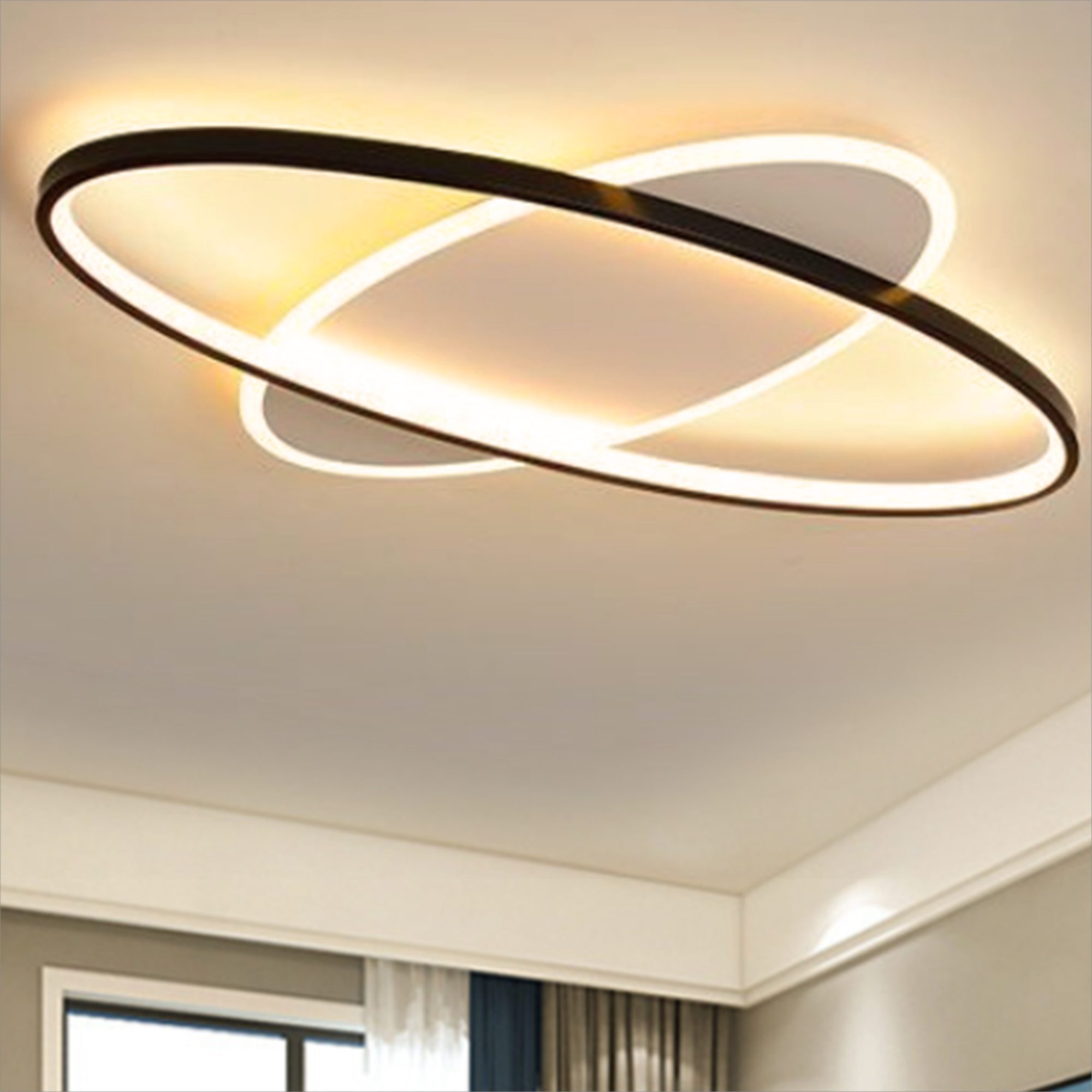 YINDN Deckenleuchte LED Deckenleuchten, Stufenlos Dimmbare günstig online kaufen