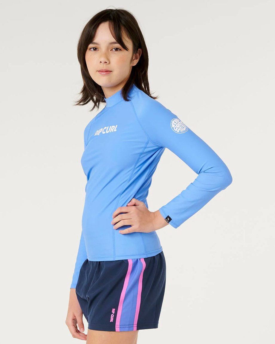 Rip Curl Rash Guard Classic Surf Langarm-UV-Shirt für Mädchen – Bild 2 von 5