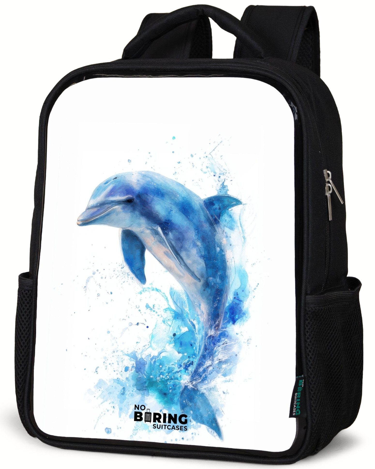 Rucksack Springender blauer Delfin