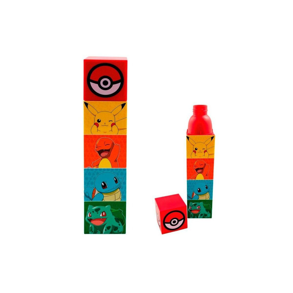 POKÉMON Trinkflasche Pokémon Flasche Wasserflasche für Kinder, 650ml