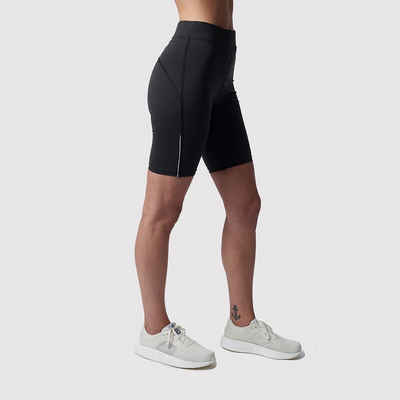 runamics Lauftights »Kurze Damen Sport Leggings / Running Tights mit Taschen - schwarz«