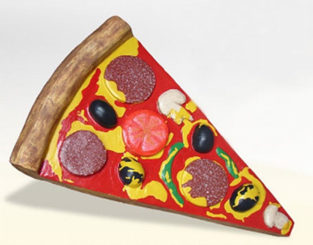Walt-Deko Dekofigur Pizzastück 170cm hoch Dekorationsfigur/Werbefigur - Hochwertiger