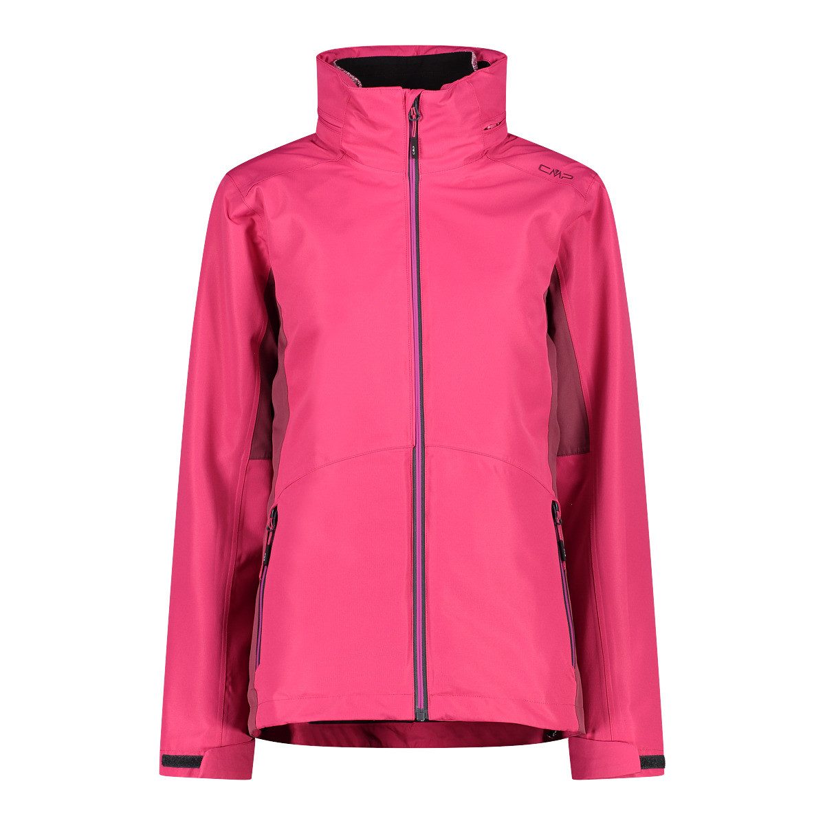 CMP Winterjacke FIX HOOD mit herausnehmbarer Fleece-Innenseite für Damen, WP 5.000, MVP 3.000, feste Kapuze