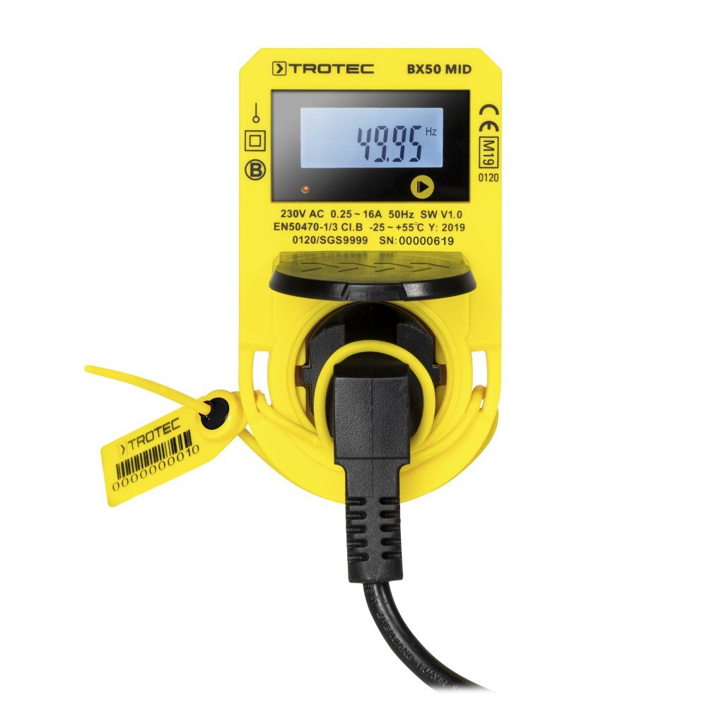 TROTEC Stromverbrauchszähler BX50 MID Strommessgerät MID-Konformität, günstig online kaufen