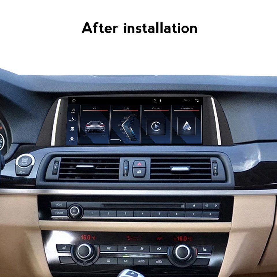 GABITECH Für BMW F10 F11 NBT 10.2" Touchscreen Android GPS Carplay Display Einbau-Navigationsgerät (Wireless Carplay und Android Auto, Linux System)