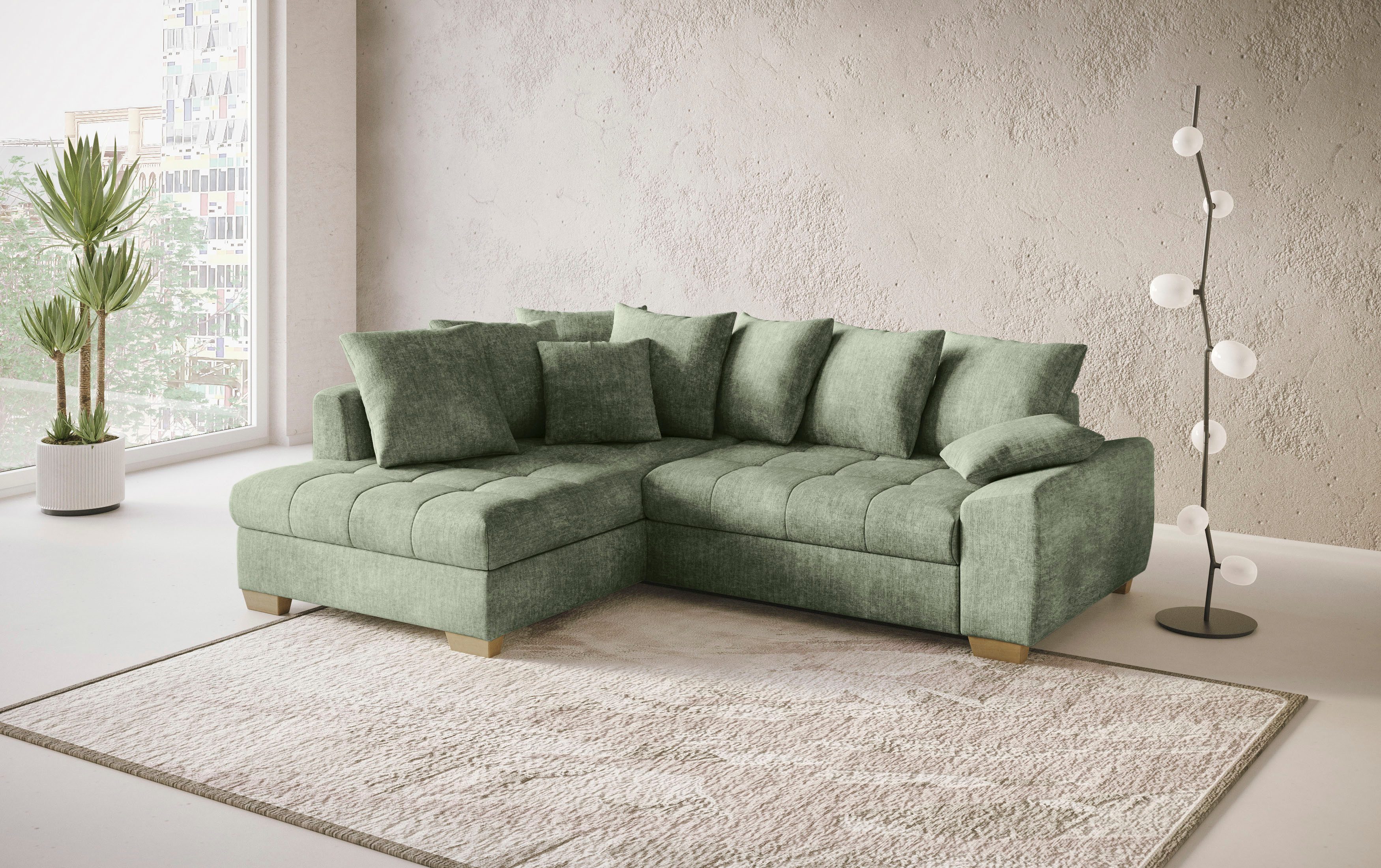 Mr. Couch Ecksofa "Nikita II, L-Form, bis 140kg pro Sitzplatz belastbar", m günstig online kaufen