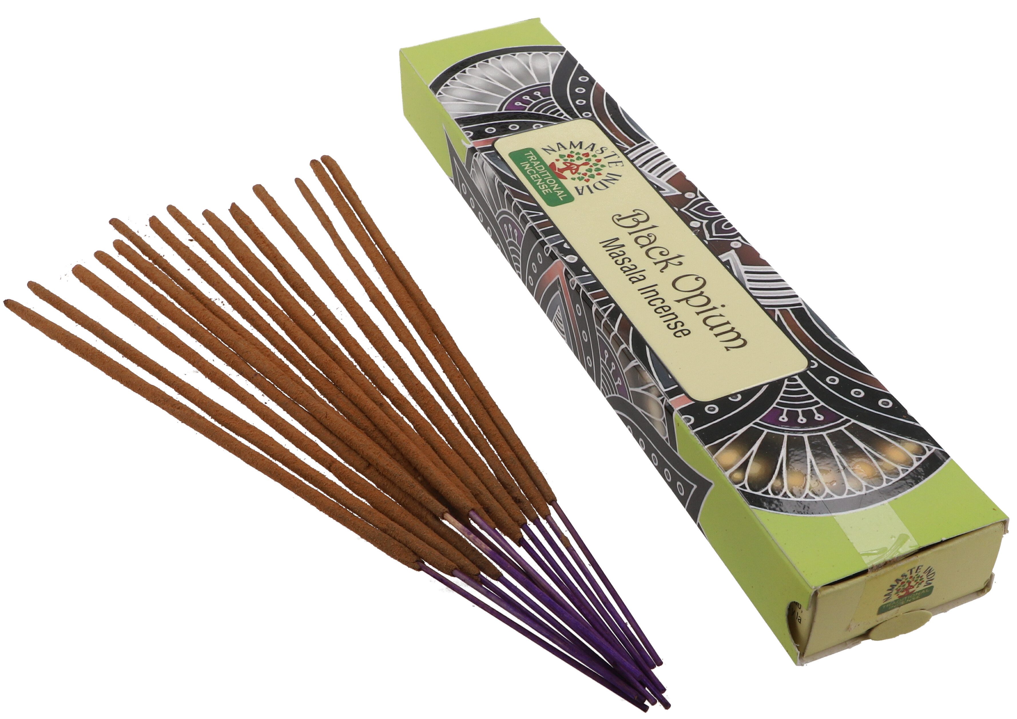 Guru-Shop Räucherstäbchen Natürliche Massala Räucherstäbchen aus Süd..