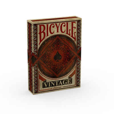 Cartamundi Spiel, Kartenspiel Bicycle Kartendeck - Vintage, mit einzigartigem Air-Cushion®-Finish