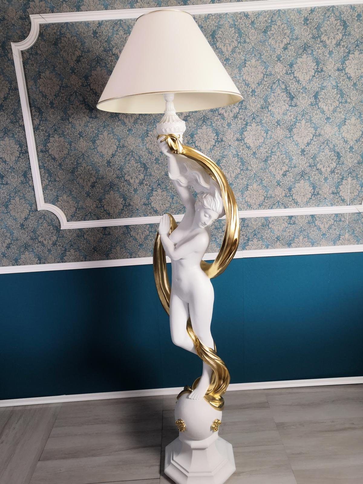 Lampen Stand Leuchten JVmoebel Lampe Stehleuchte Figur 200cm Leuchte Design Skulptur