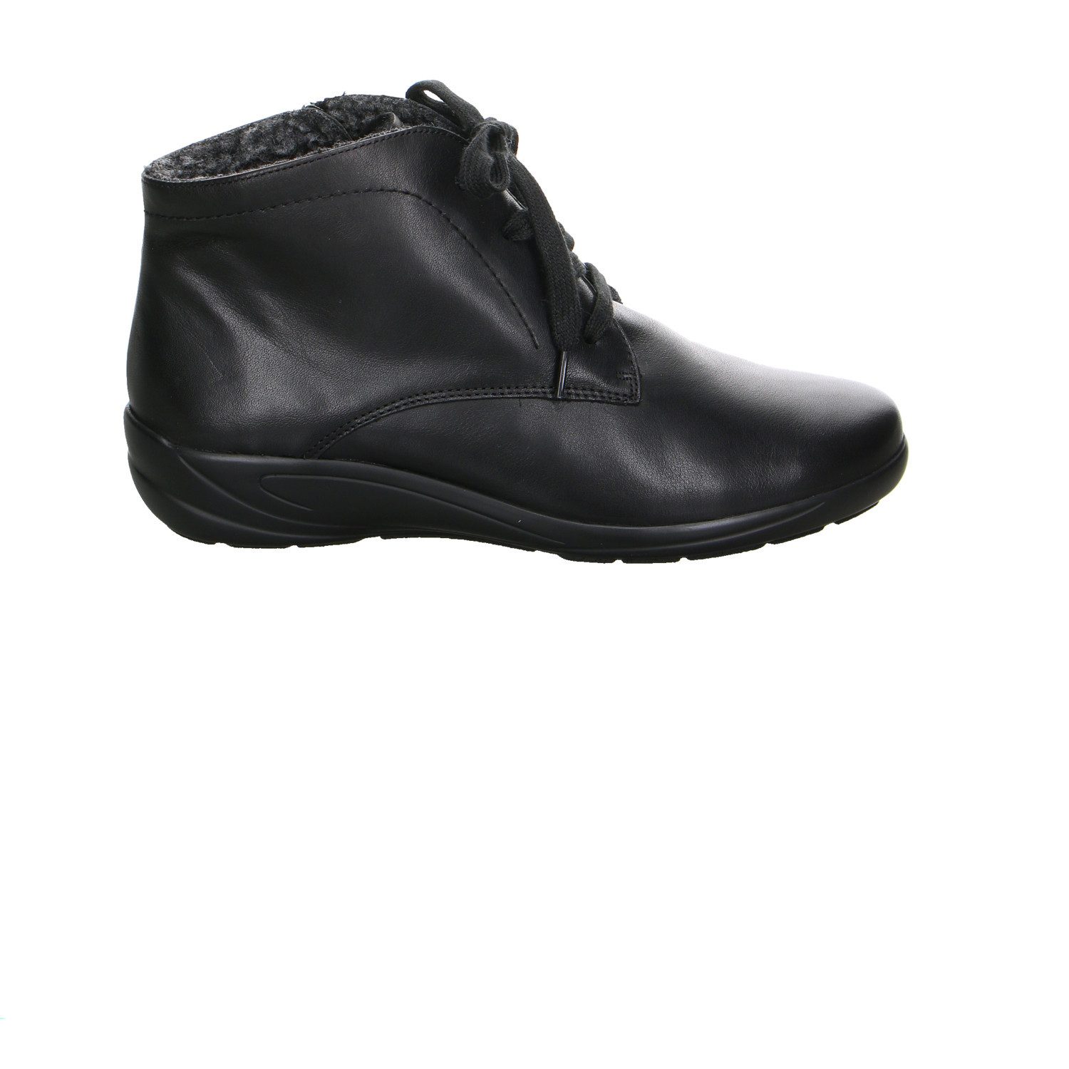 Semler Soft-nappa Leder Comfort Stiefelette schwarz Stiefelette