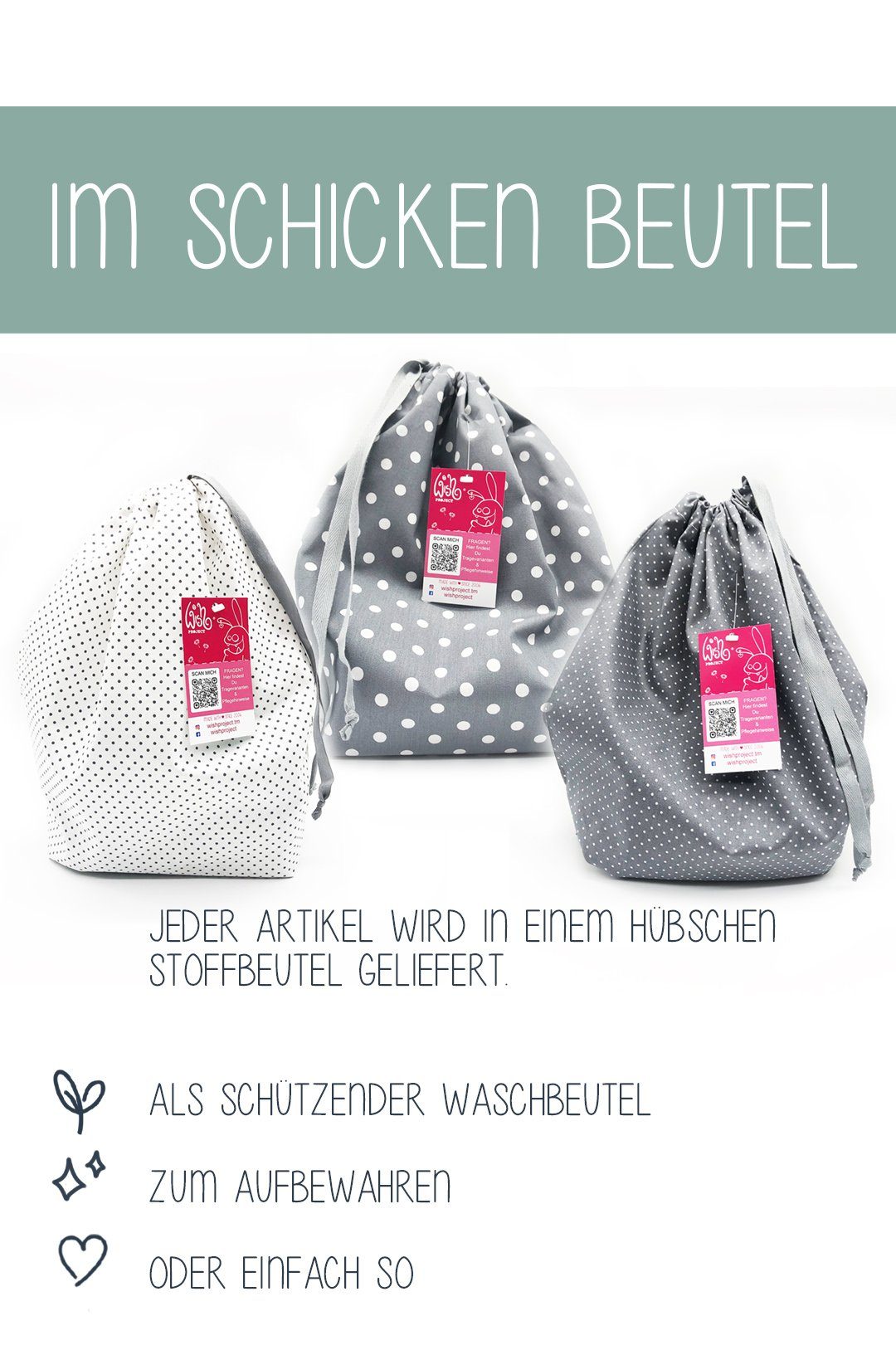 Wishproject® Halstuch Tuch Frühling Tragbar Beidseitig Halstuch, Zebra, & in Dreieckstuch, Fair Made Grau Jeans Wear, & Germany, Sommer