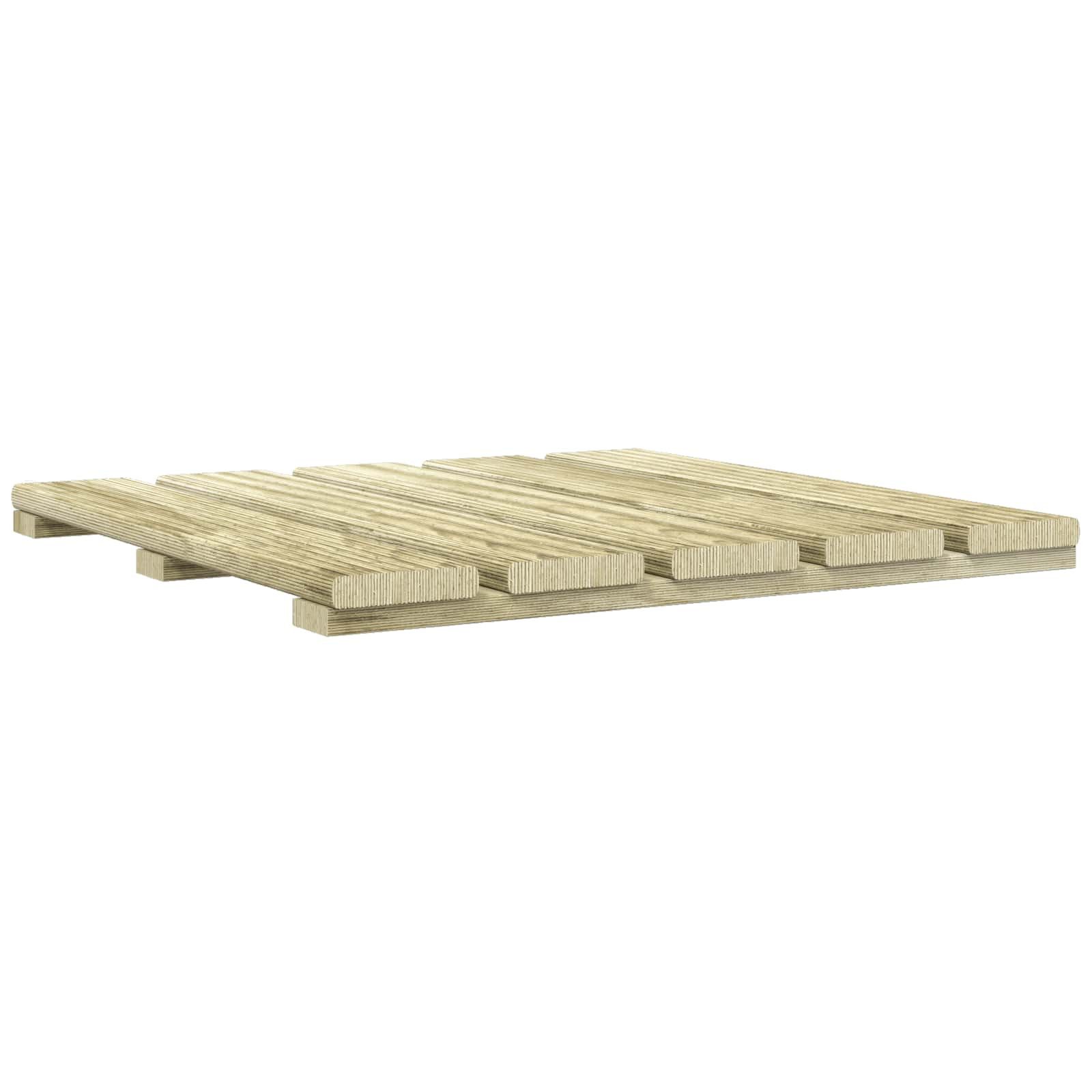 vidaXL Terrassendielen 50 x 50 cm Terrassenfliese Terrassenbelag Holz 18 Stück Grün 50x50 cm, BxL: je 0x0 cm