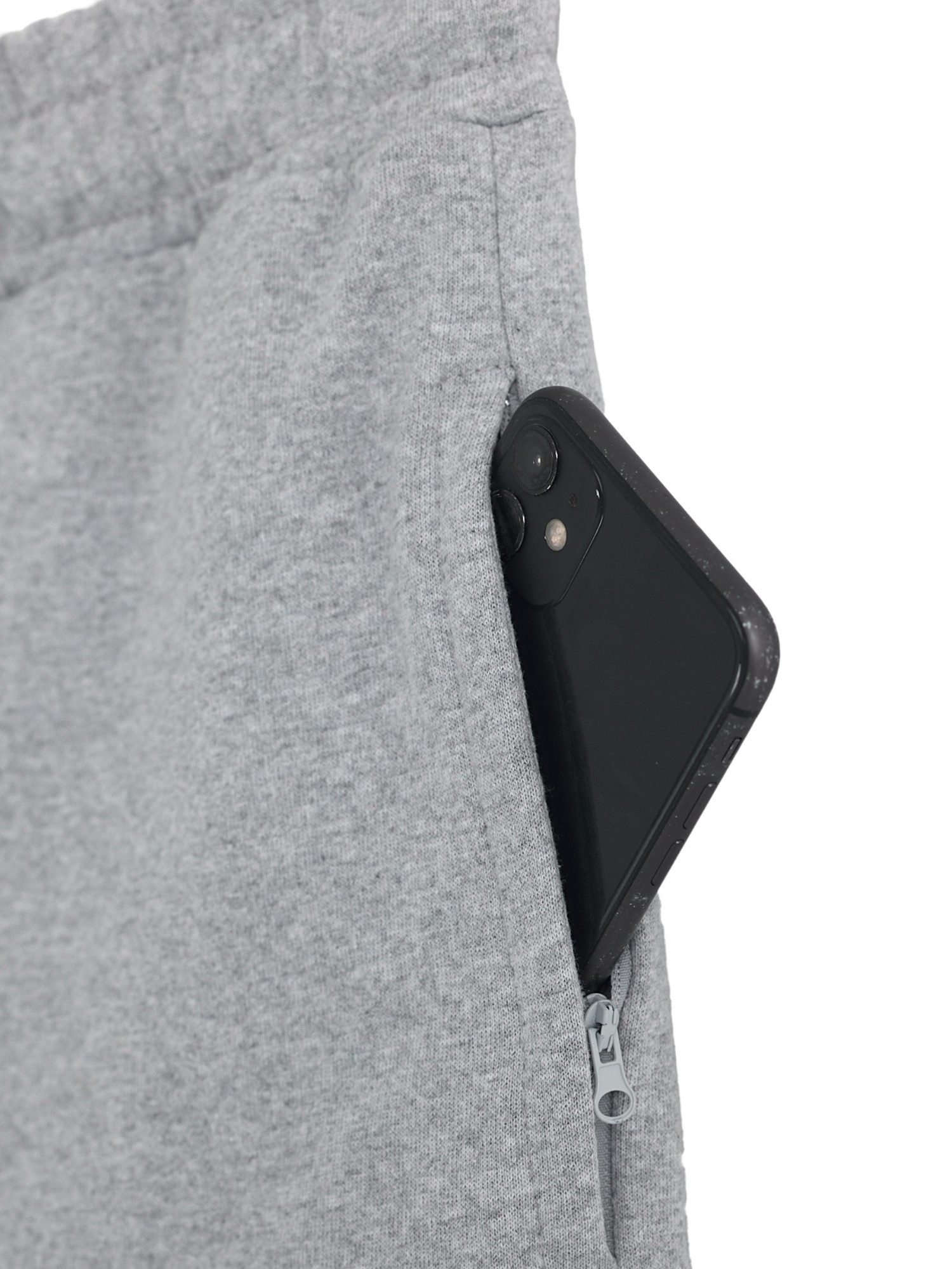 COMEOR Sweatshorts Herren Sportshorts Kurz mit Reißverschluss Laufshorts Bermuda Mit Reißverschlusstaschen