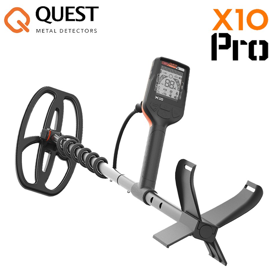 Quest Metalldetektor X10 Pro, Wasserdicht