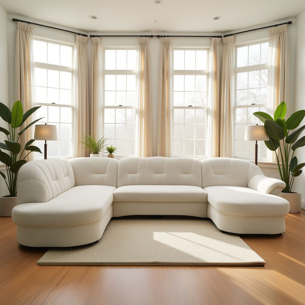 DOMO collection Wohnlandschaft FLORES 293x180x86 cm, hochwertig, komfortabel, U-Form, 3 Teile, wahlw. mit Bettfunktion, wahlw. mit Federkern, Unser Dauertiefpreis
