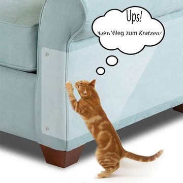 HIBNOPN Kratzmatte Sofaschutz Kratzfolie für Katze Katzen Kratzschutz Sofa 12 Pack, (12-tlg)