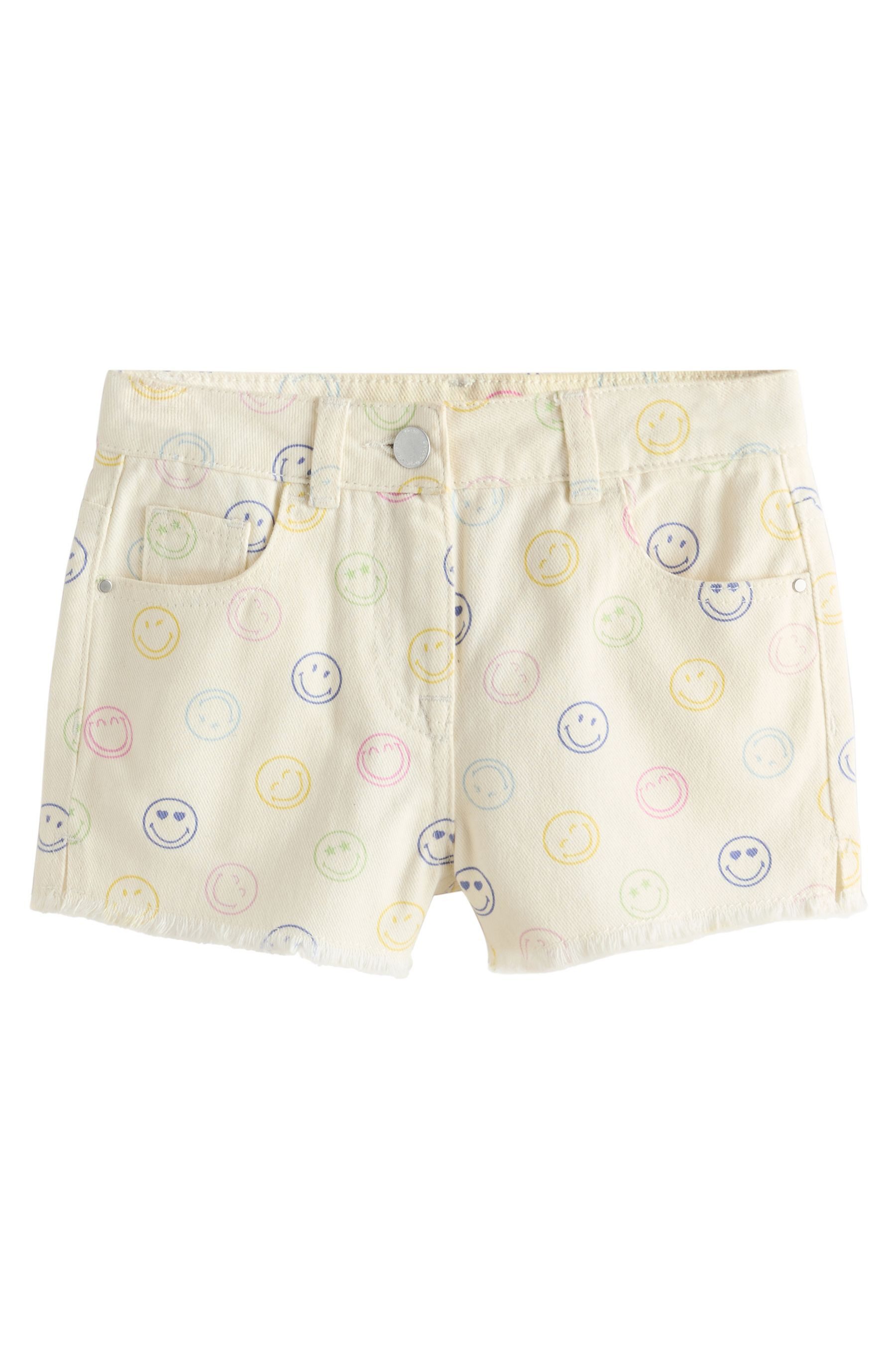 Next Jeansshorts Denim-Shorts mit ausgefranstem Saum, Regular (1-tlg)