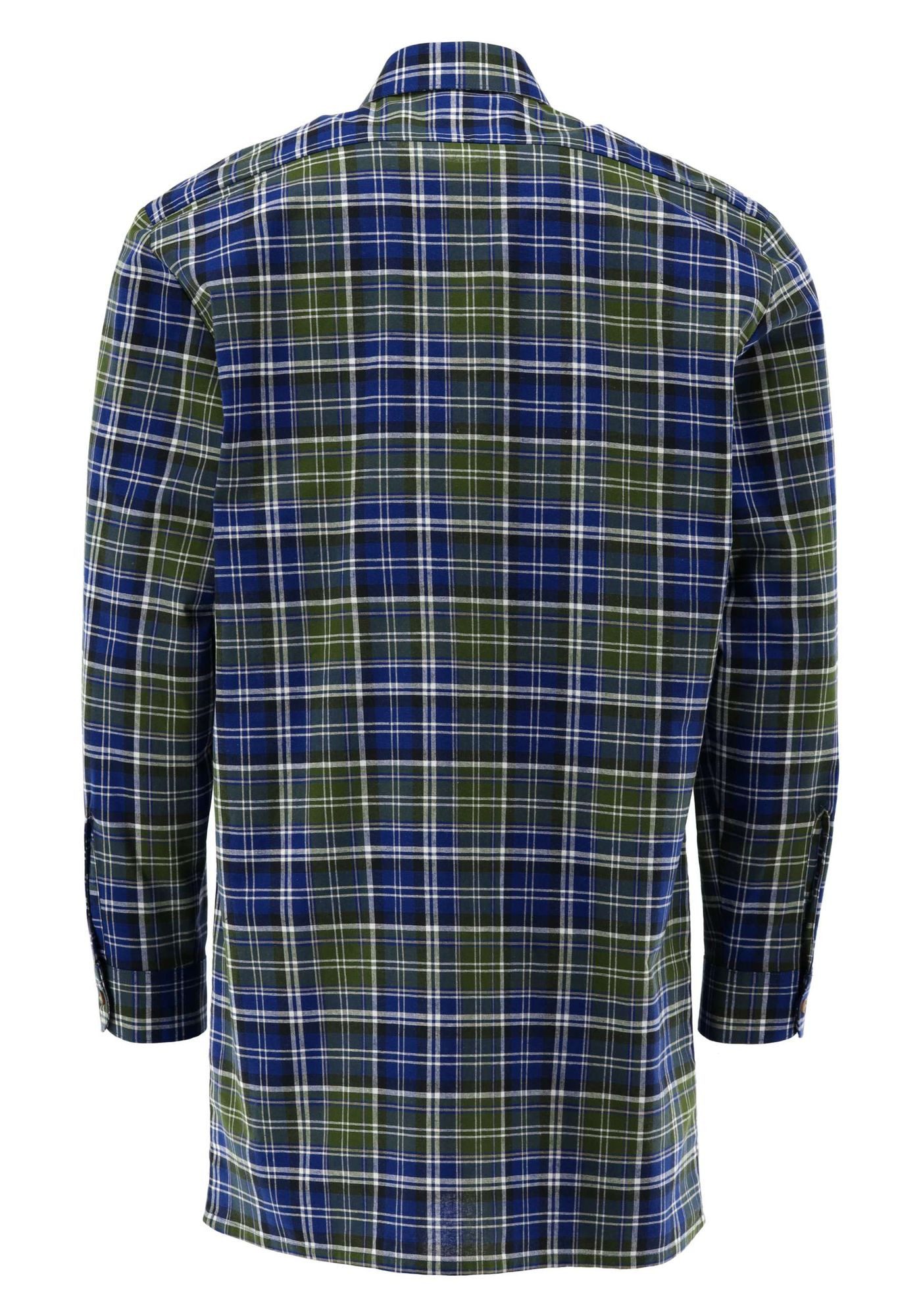Condor Langarmhemd Gafam 90cm langes Herren Langarmhemd mit aufgesetzter Br günstig online kaufen