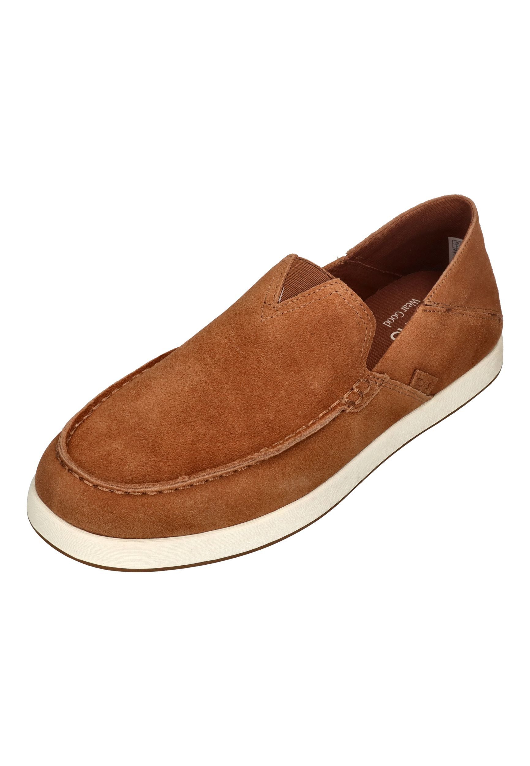 TOMS ALONSO LOAFER Espadrille Tan Suede