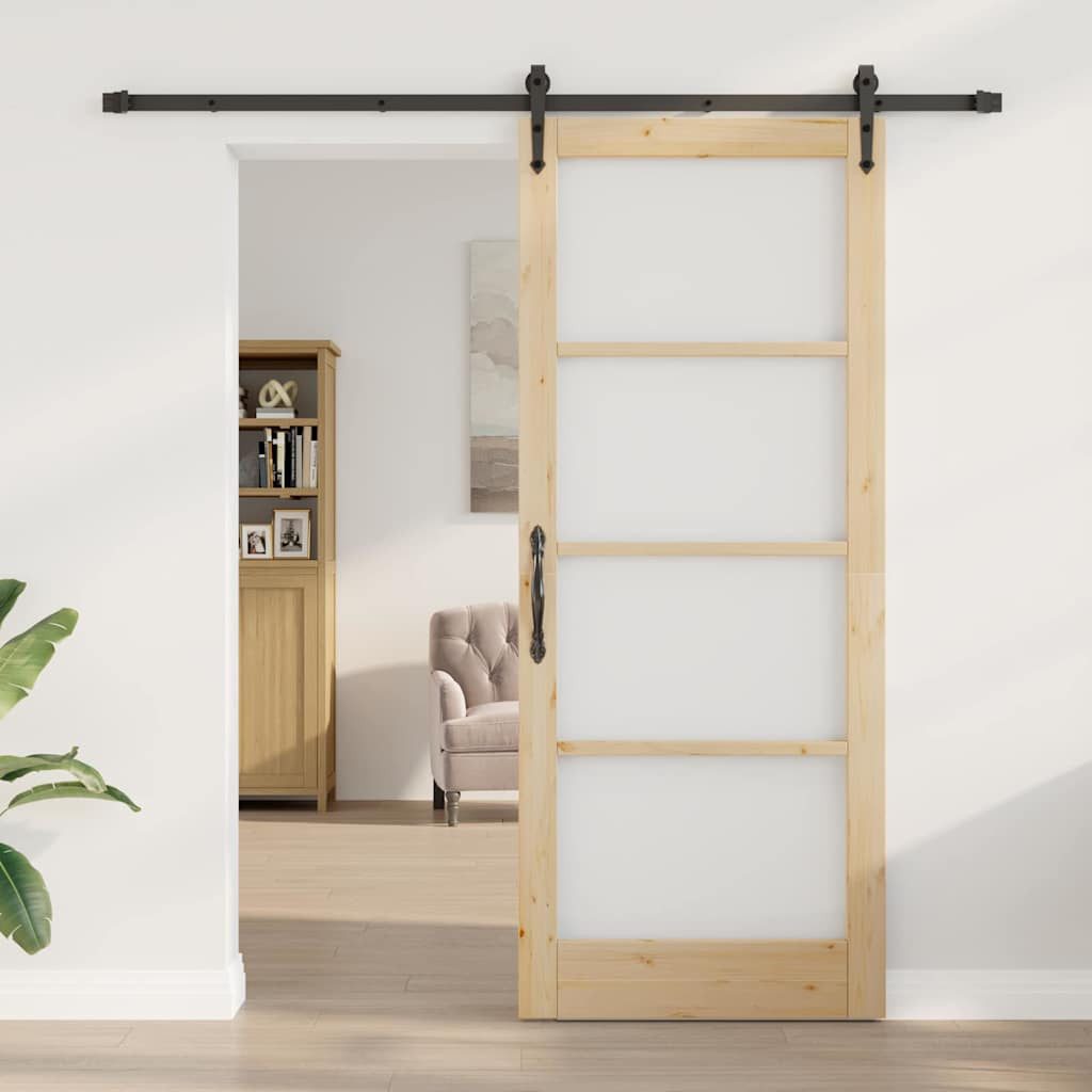 vidaXL Zimmertür Schiebetür mit Hardware-Set ORKDAL86x211 cm