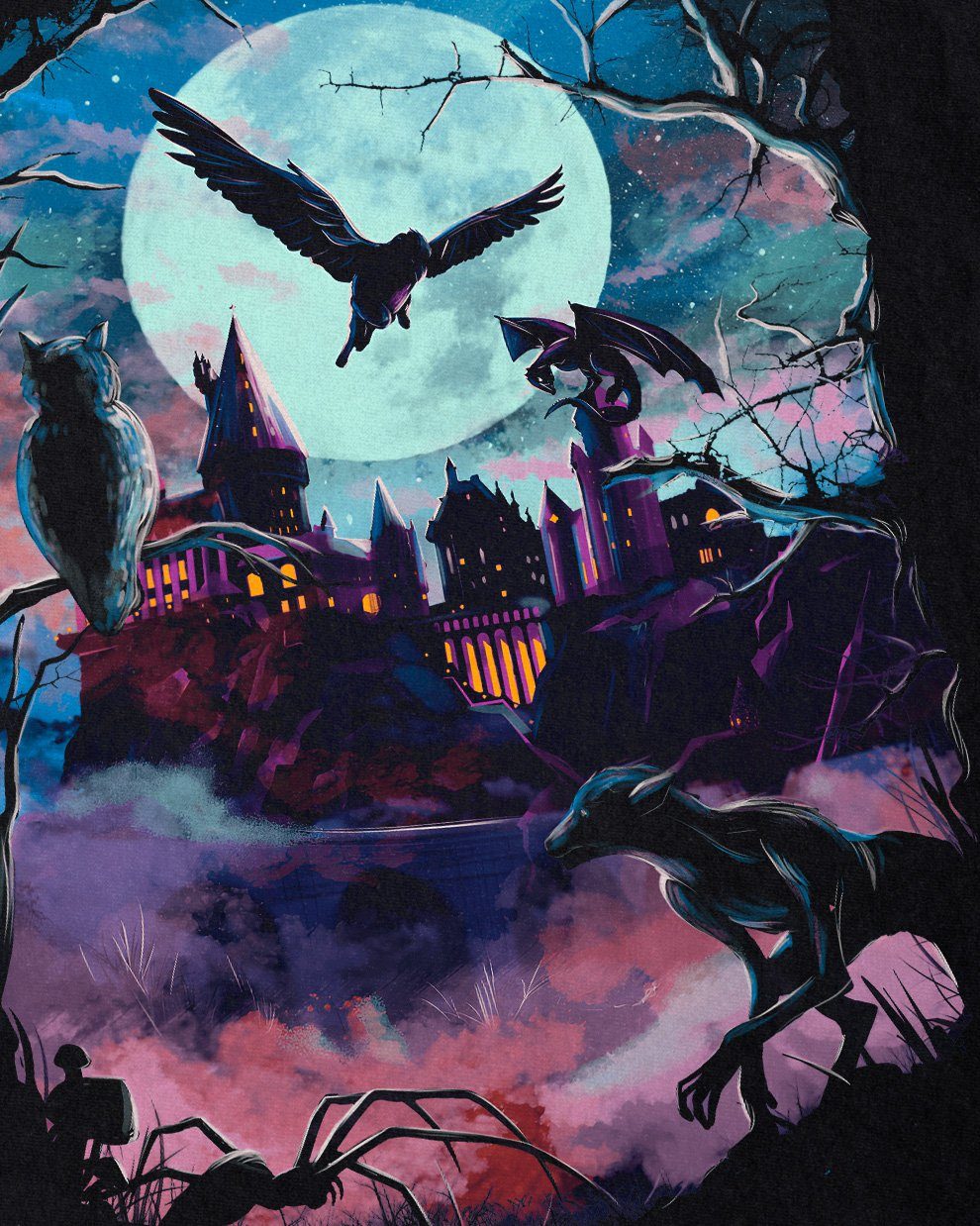 Schule slytherin Herren hogwarts gryffindor T-Shirt ravenclaw legacy potter hufflepuff Magische style3 harry Print-Shirt