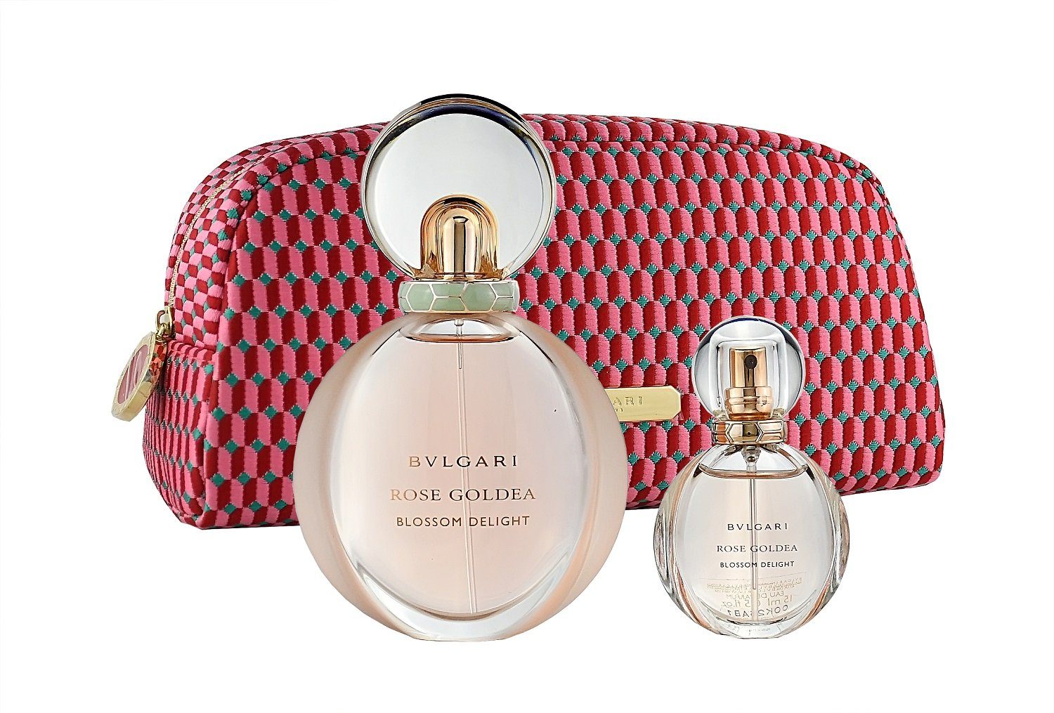 BVLGARI Duft-Set Pouch Blossom + delight 15ml EDP Rose Goldea EDP 75ml Bvlgari 