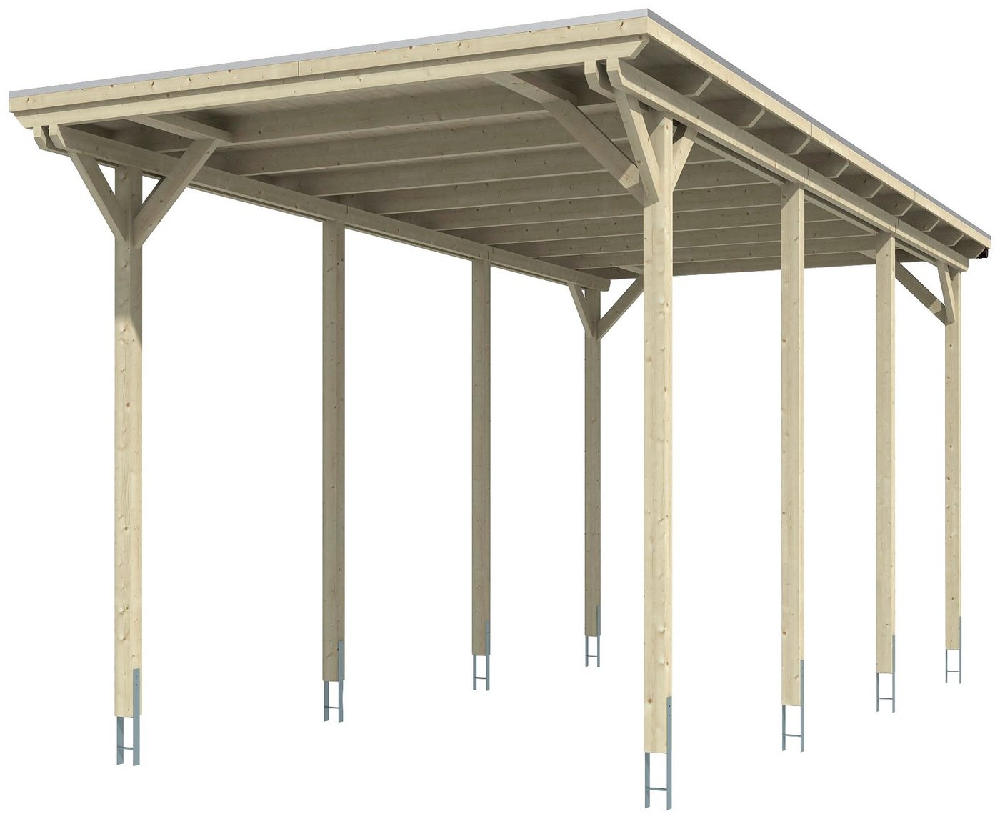 Thumbnail - Skanholz Einzelcarport Caravan-Emsland, BxT: 404x846 cm, 353 cm Einfahrtshöhe