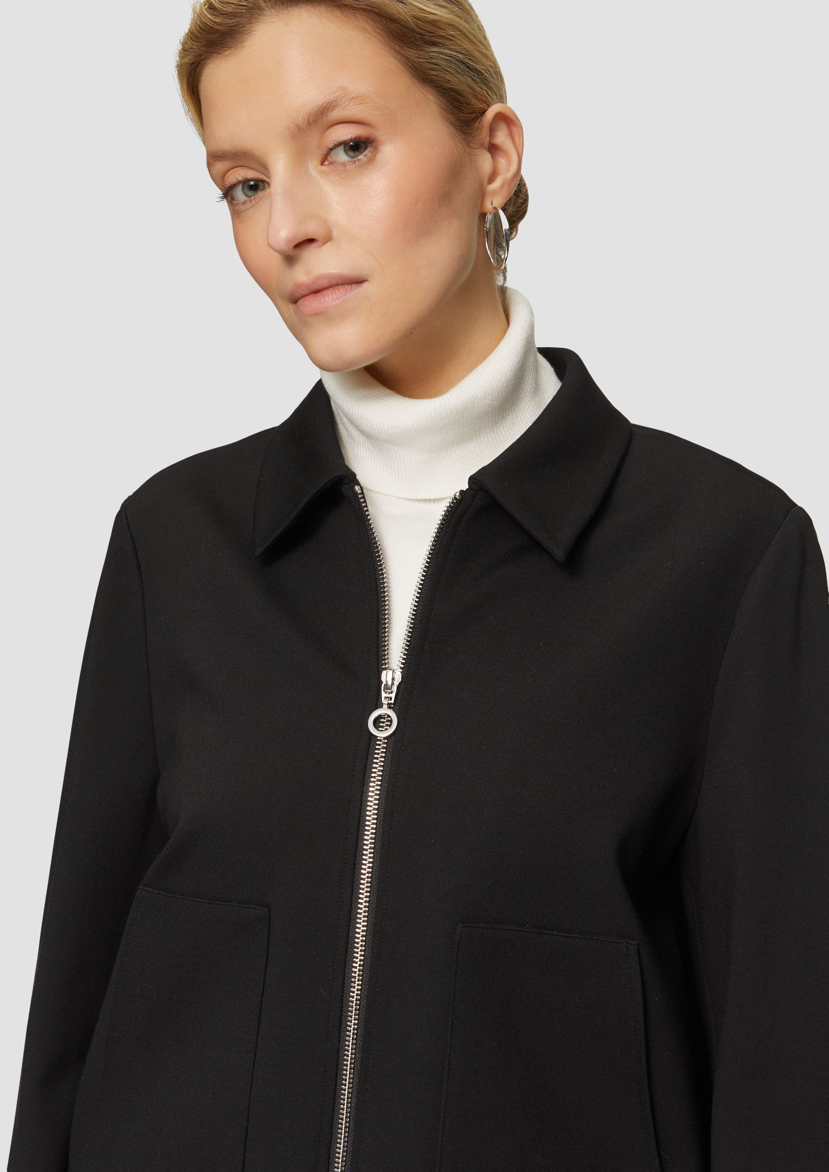 s.Oliver BLACK LABEL Funktionsjacke Viskosemix-Jacke mit günstig online kaufen