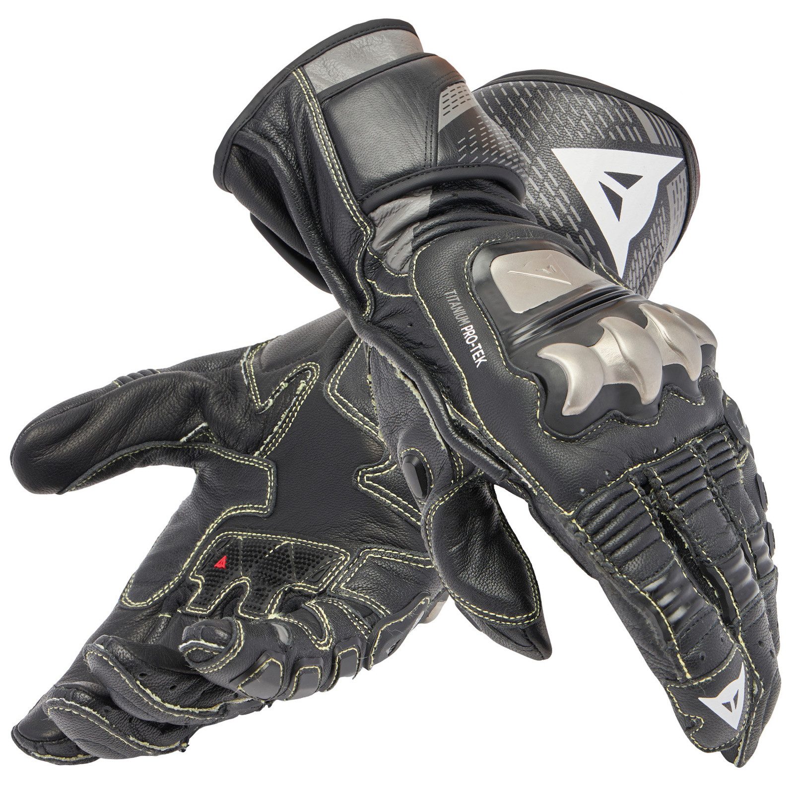 Dainese Motorradhandschuhe Dainese Full Metal 7 Motorradhandschuhe Schwarz / Schwarz XXL atmungsaktiv