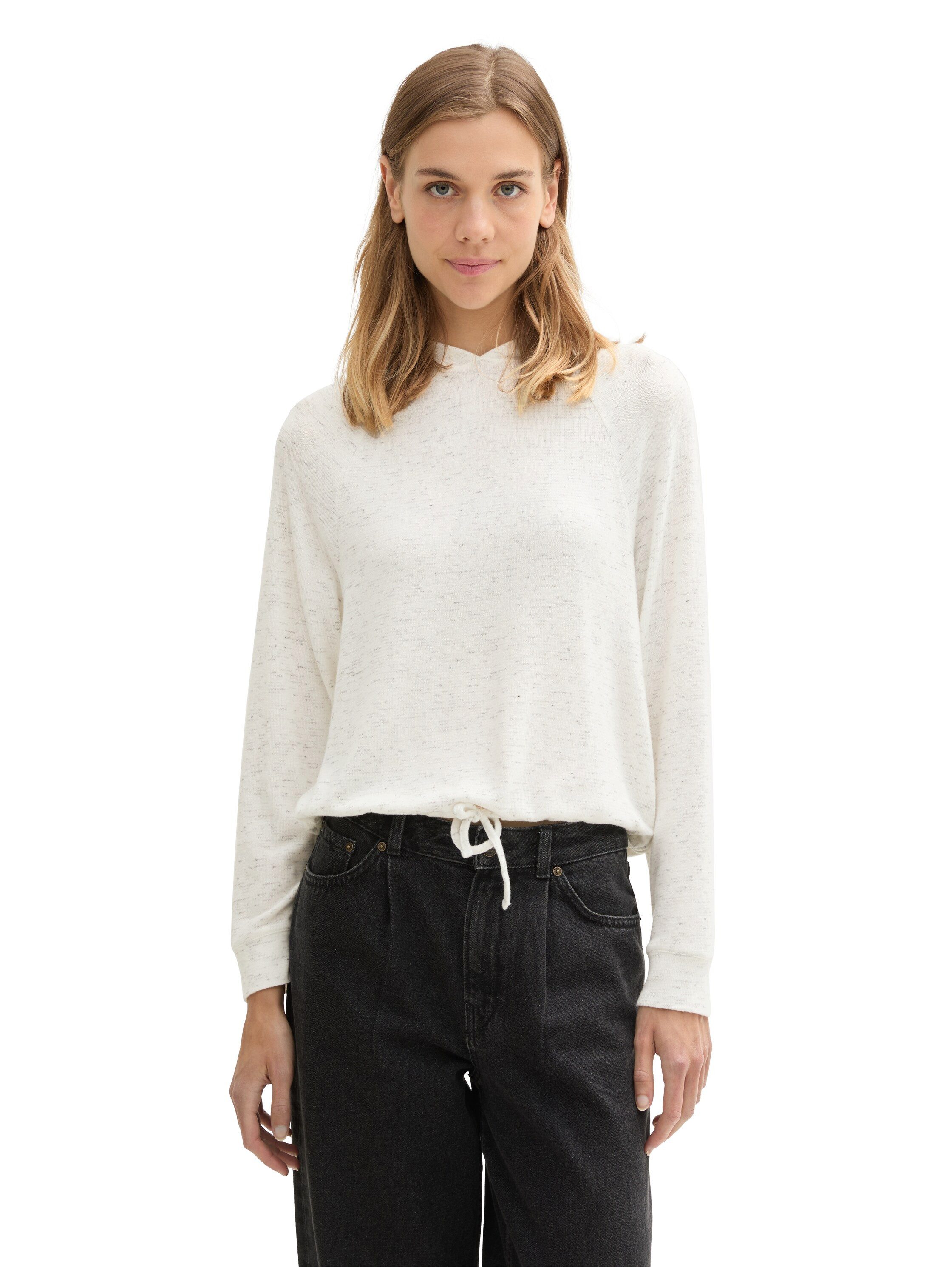 TOM TAILOR Denim Kapuzensweatshirt mit Kordelzug günstig online kaufen