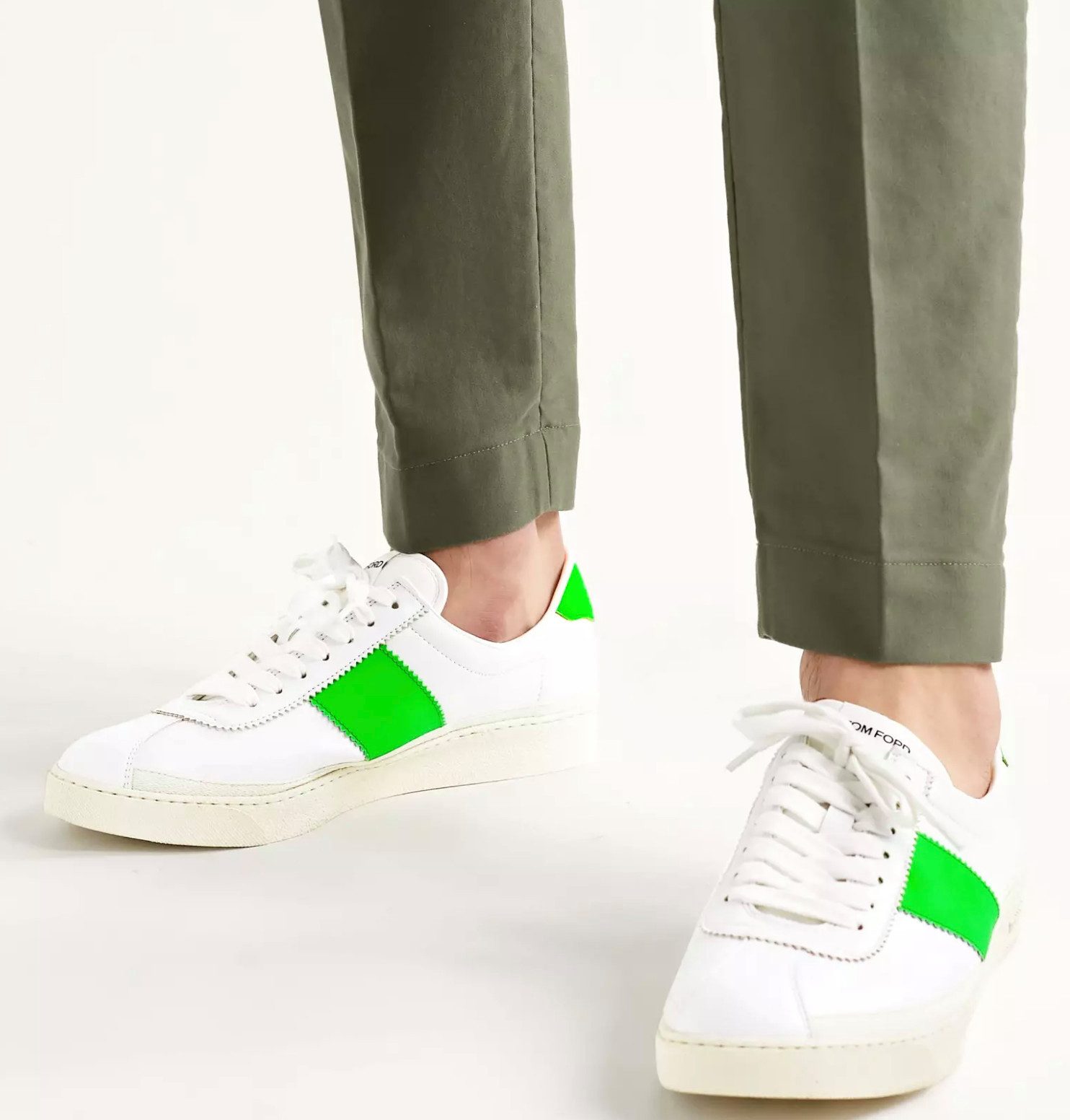 Tom Ford Bannister Panelled Faux Leder Schuhe Eco-Friendly und Luxuriös Sneaker Recyceltem Gummi, Bio-Baumwolle Schnürsenkel, Phthalatfreie Endstücke