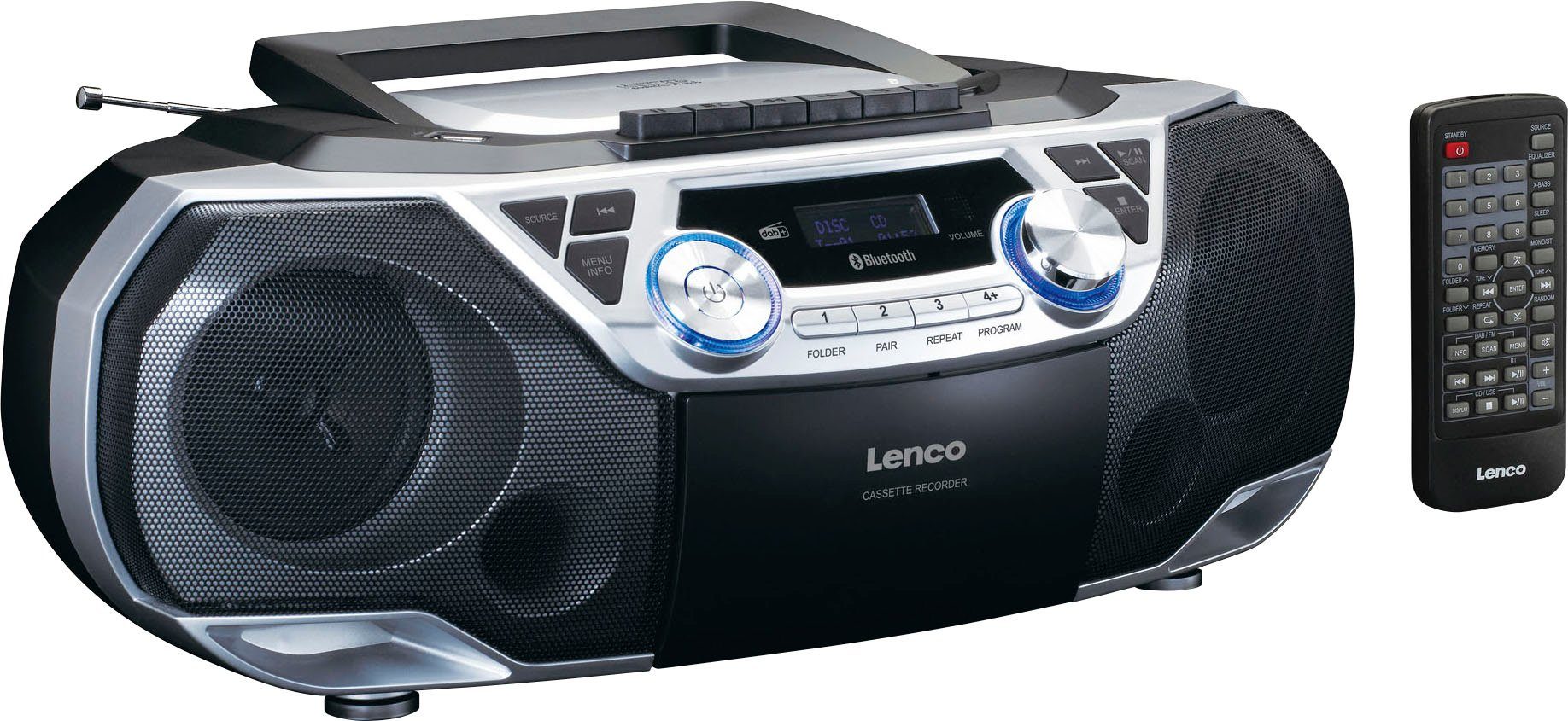 Lenco SCD-720SI Boombox (Digitalradio (DAB), Toplader CD/MP3-Player