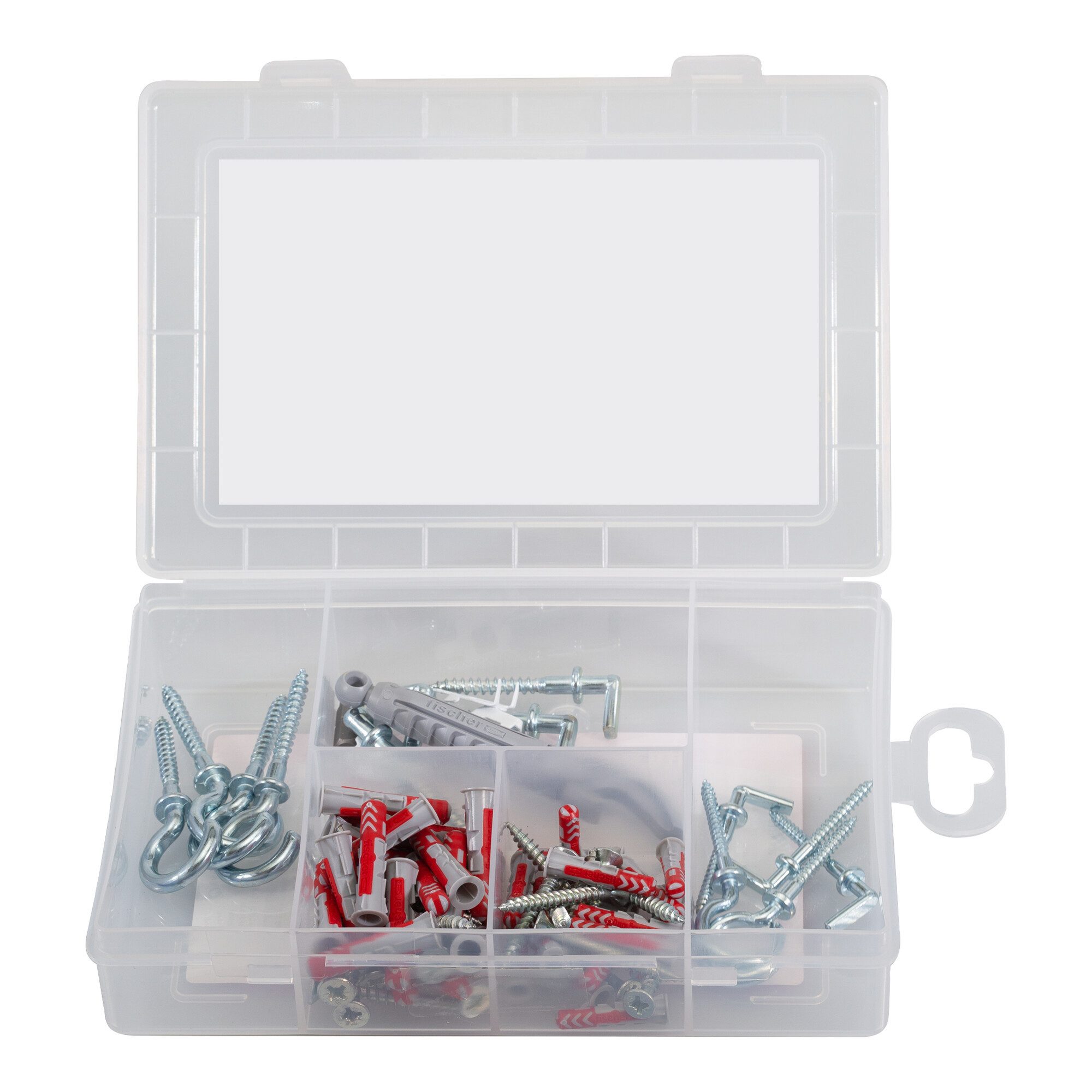 fischer Werkzeugset fischer Neue Wohnung easyDIY Box + Schraube (76 Teile)
