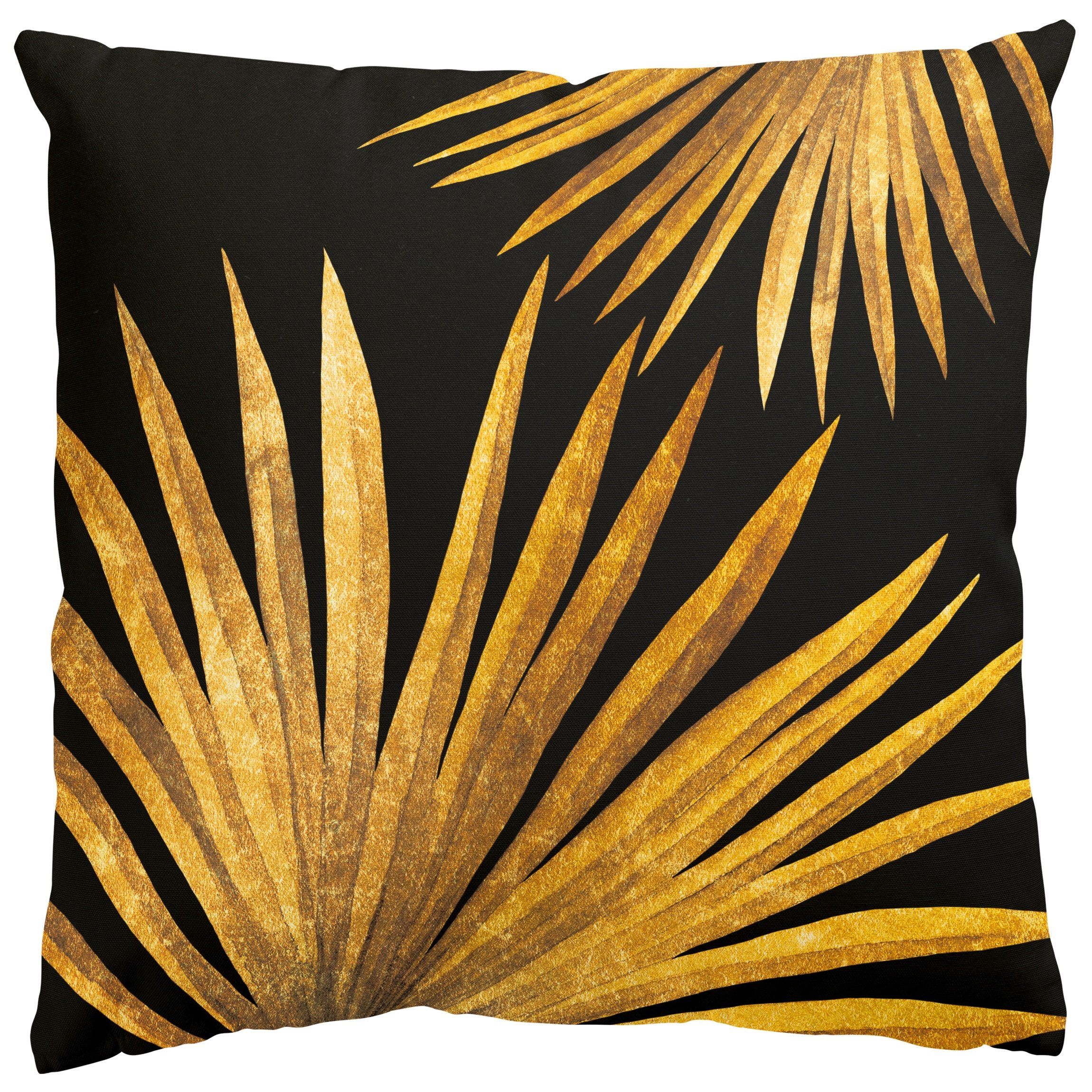 Bilderdepot24 Dekokissen drinnen Kissenhülle/ Sofakissen/ Zierkissen Kissenhülle gold mit Motiv, Bezug mit / ohne Füllung Zierkissen Outdoor Sofa Bett