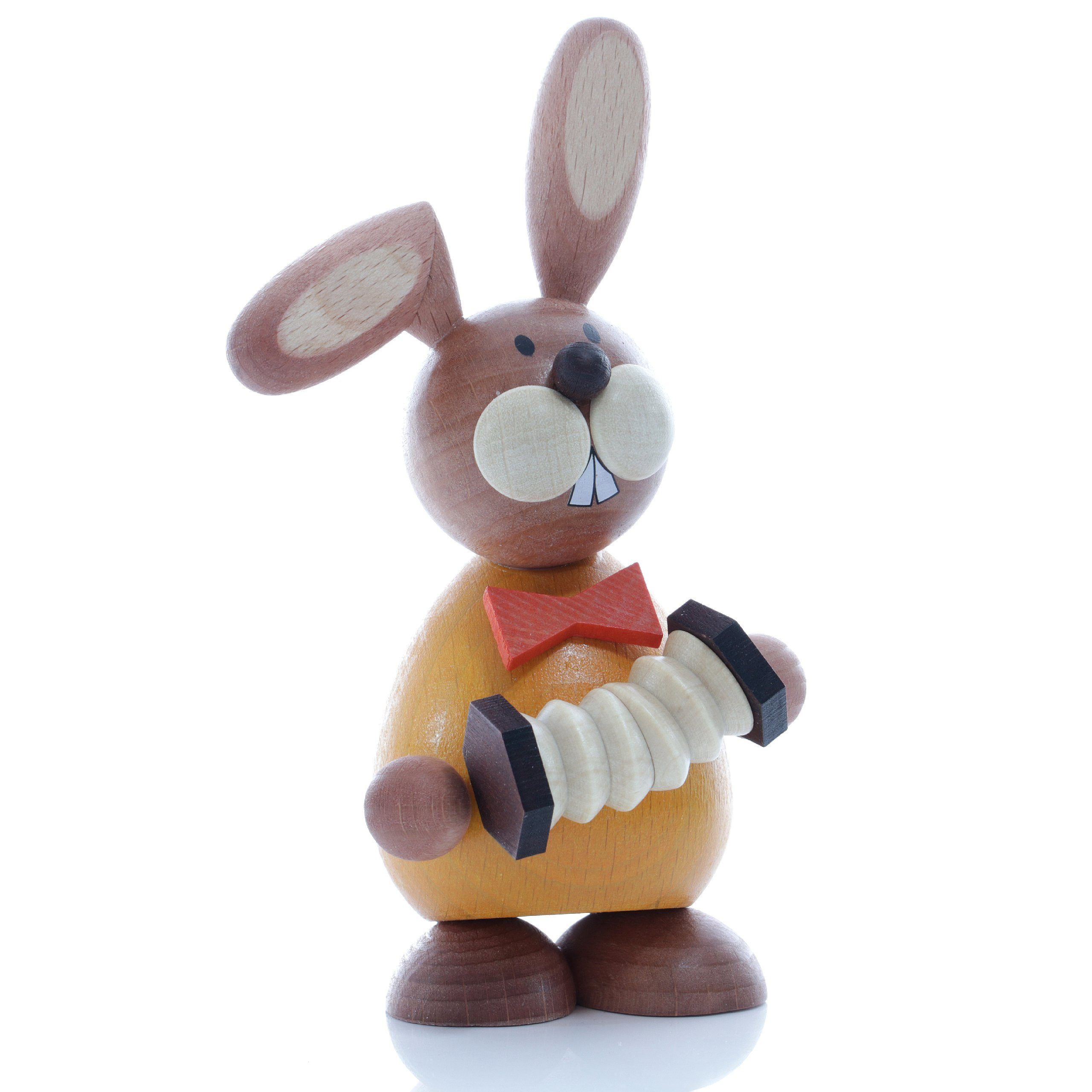 Ullrich Kunsthandwerk Osterhase Osterartikel Osterhase mit Ziehharmonika Höhe=12cm NEU