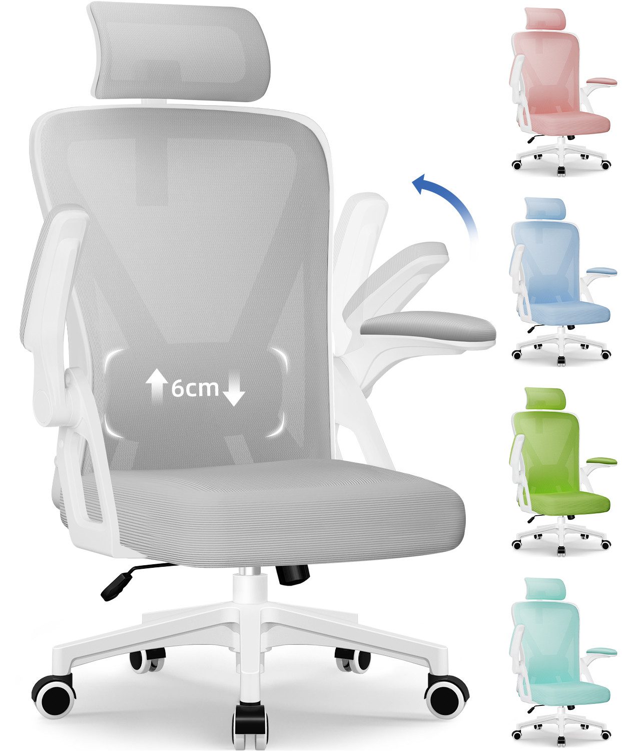 Homimaster Bürostuhl Ergonomischer Bürostuhl, Schreibtischstuhl mit günstig online kaufen