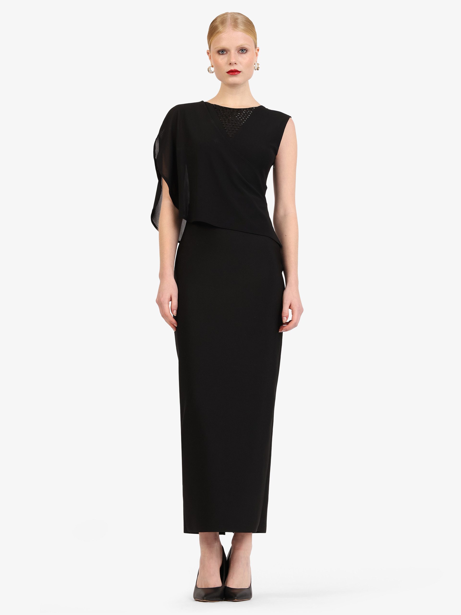 Kraimod Abendkleid mit Überwurf