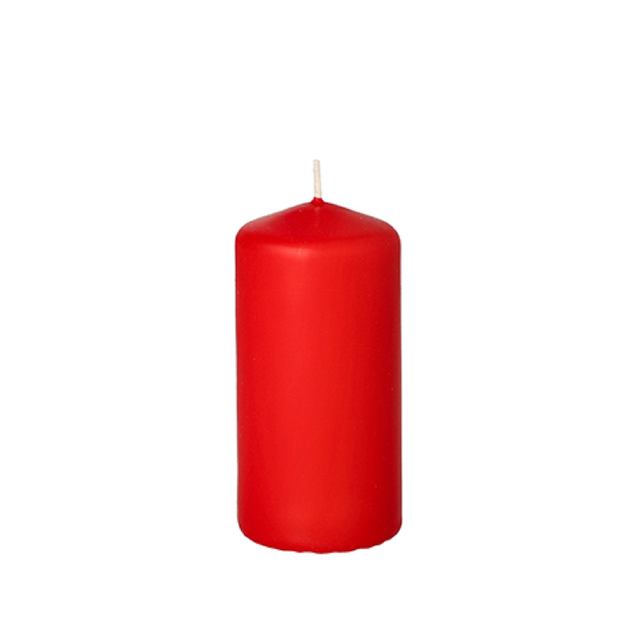 PAPSTAR Stumpenkerze, Stumpenkerze 5x10cm 1 Stück - Rot