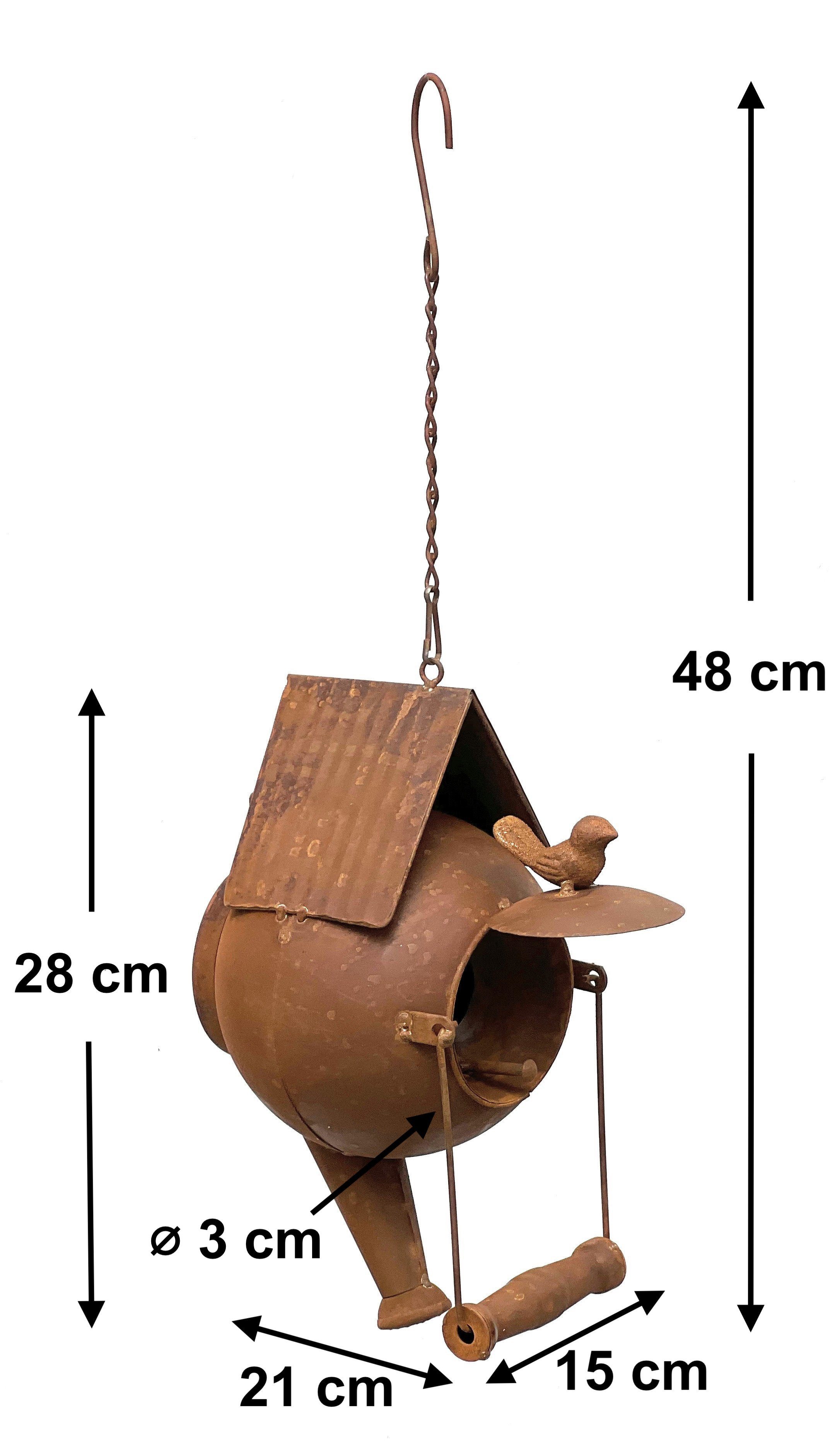 DanDiBo Vogelhaus zum Aufhängen Edelrost Deko günstig online kaufen